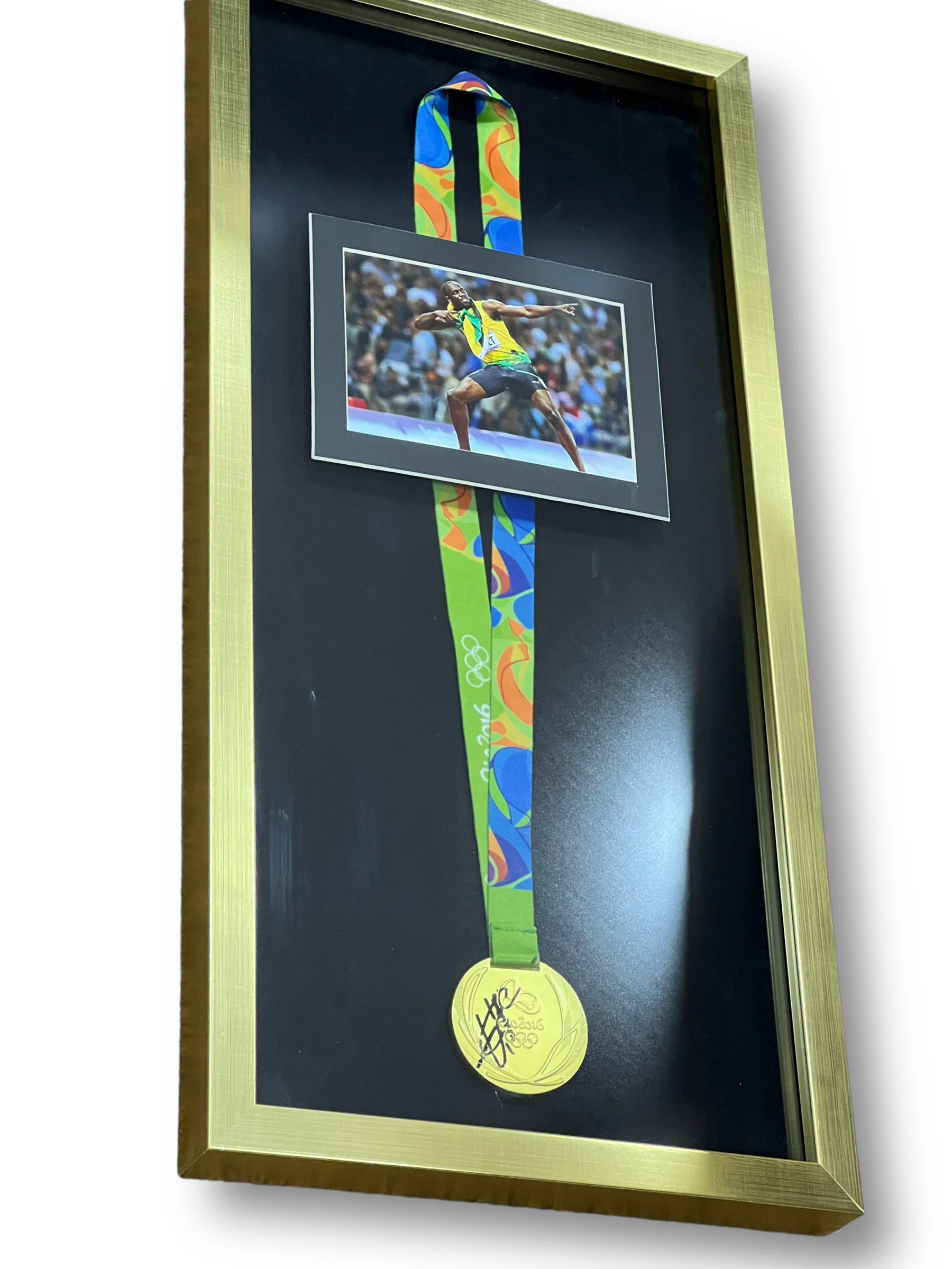 Medalla Enmarcada / Atletismo / Usain Bolt - Image 2