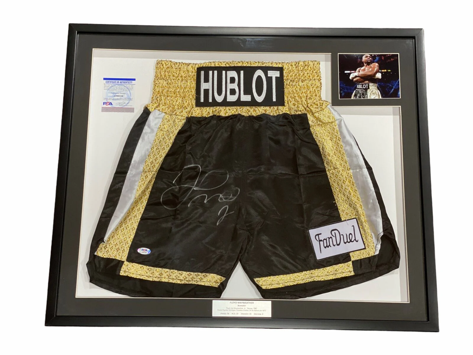 Shorts Enmarcados / Boxeo / Floyd Mayweather