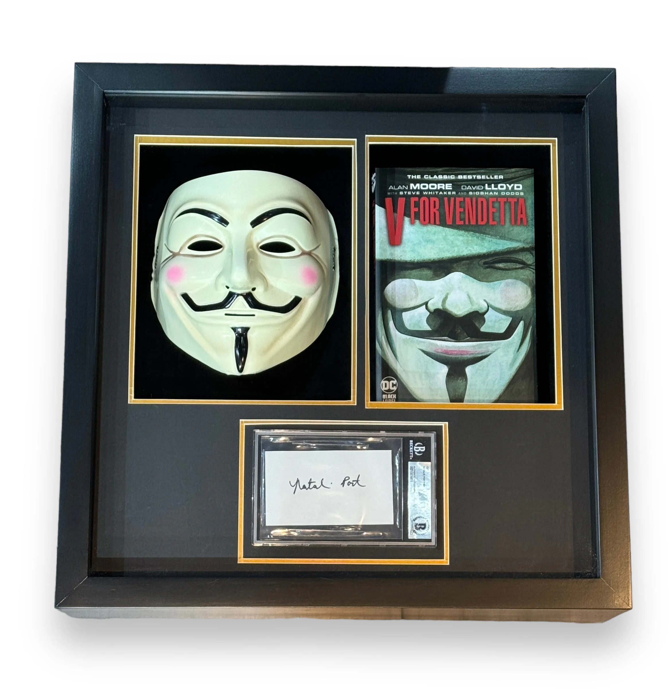Máscara Enmarcada / V de Vendetta / Natalie Portman