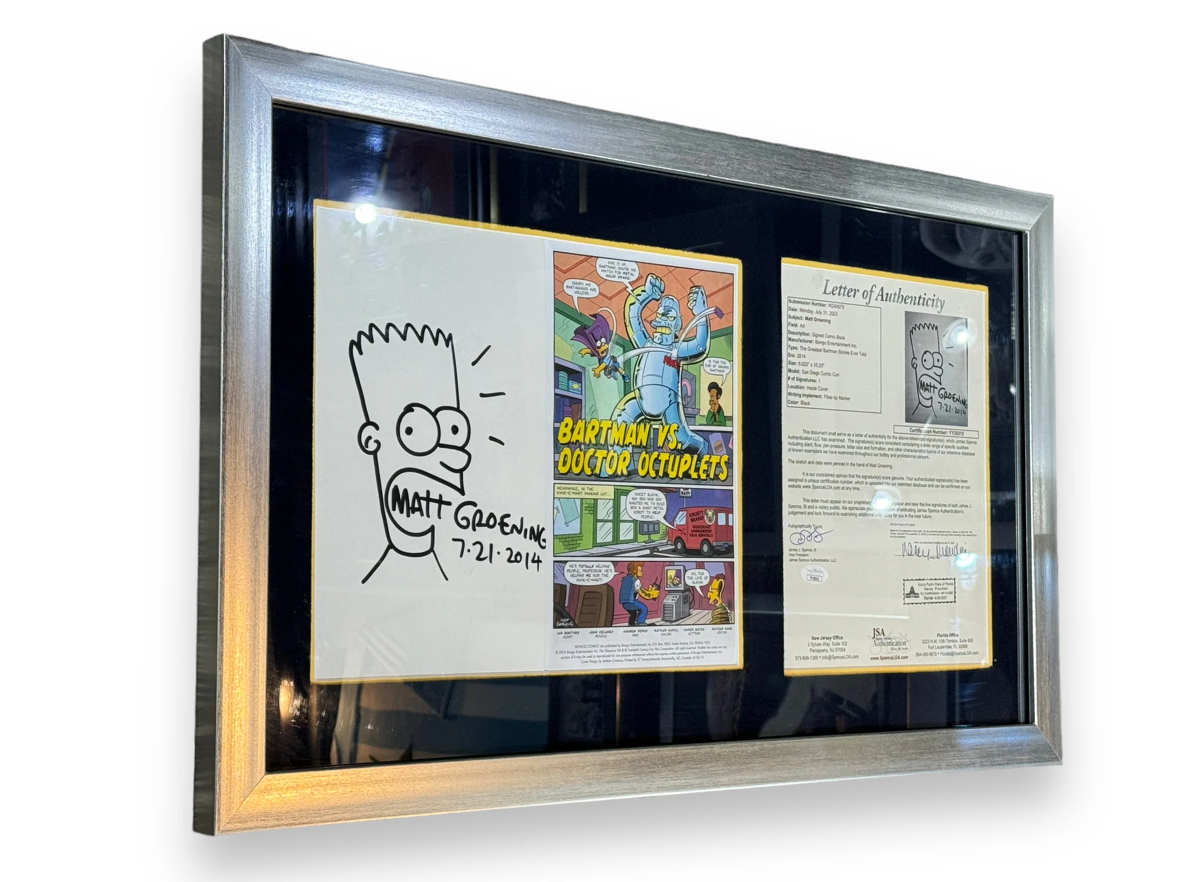 Sketch Enmarcado / Los Simpson / Matt Groening - Image 2