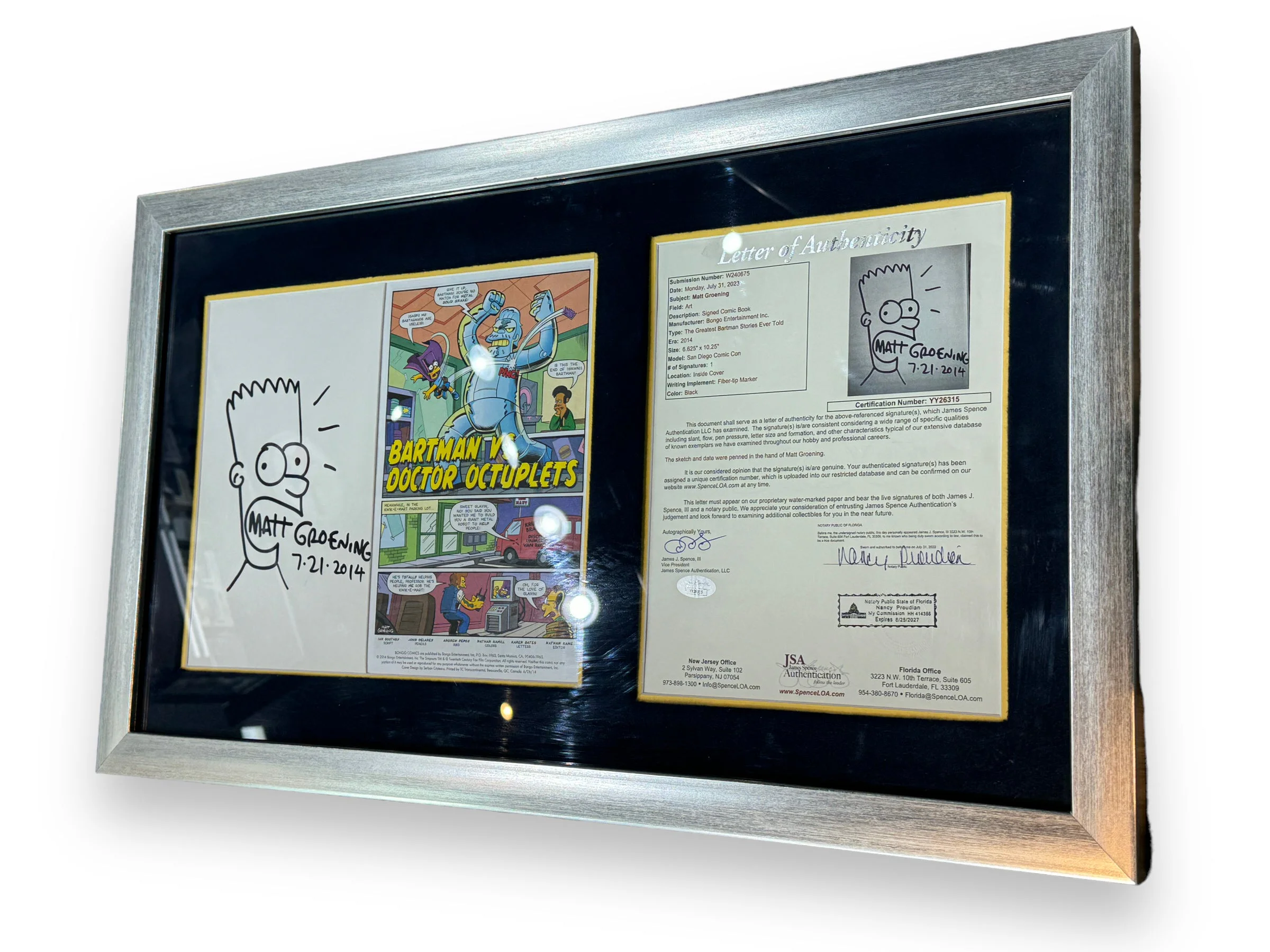 Sketch Enmarcado / Los Simpson / Matt Groening - Image 3