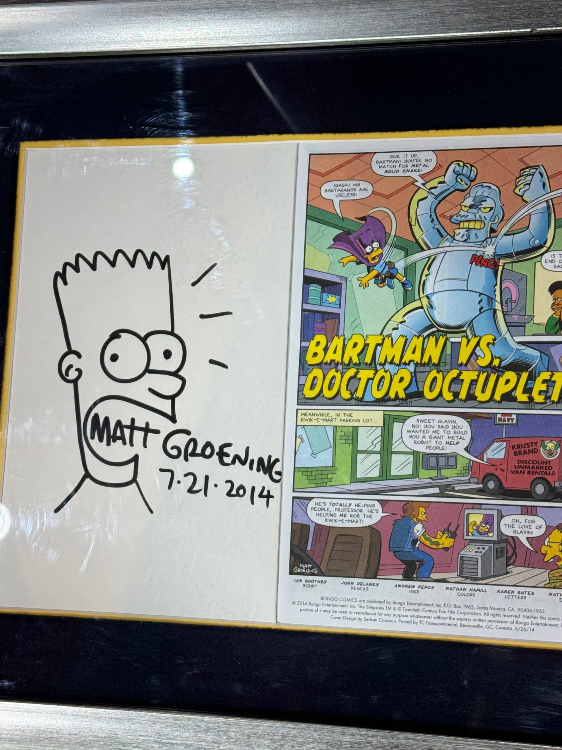 Sketch Enmarcado / Los Simpson / Matt Groening - Image 4