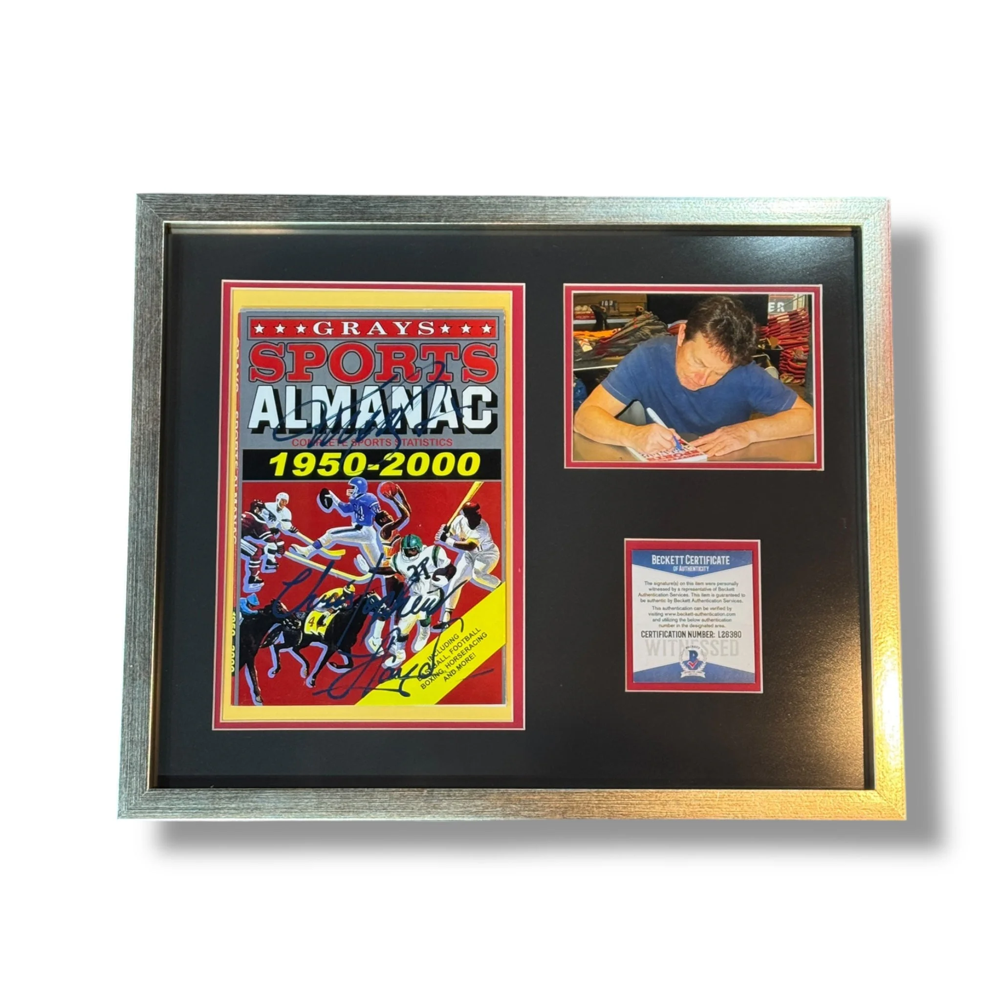 Almanaque Enmarcado / Back to the future / Michael J Fox - Christopher Lloyd