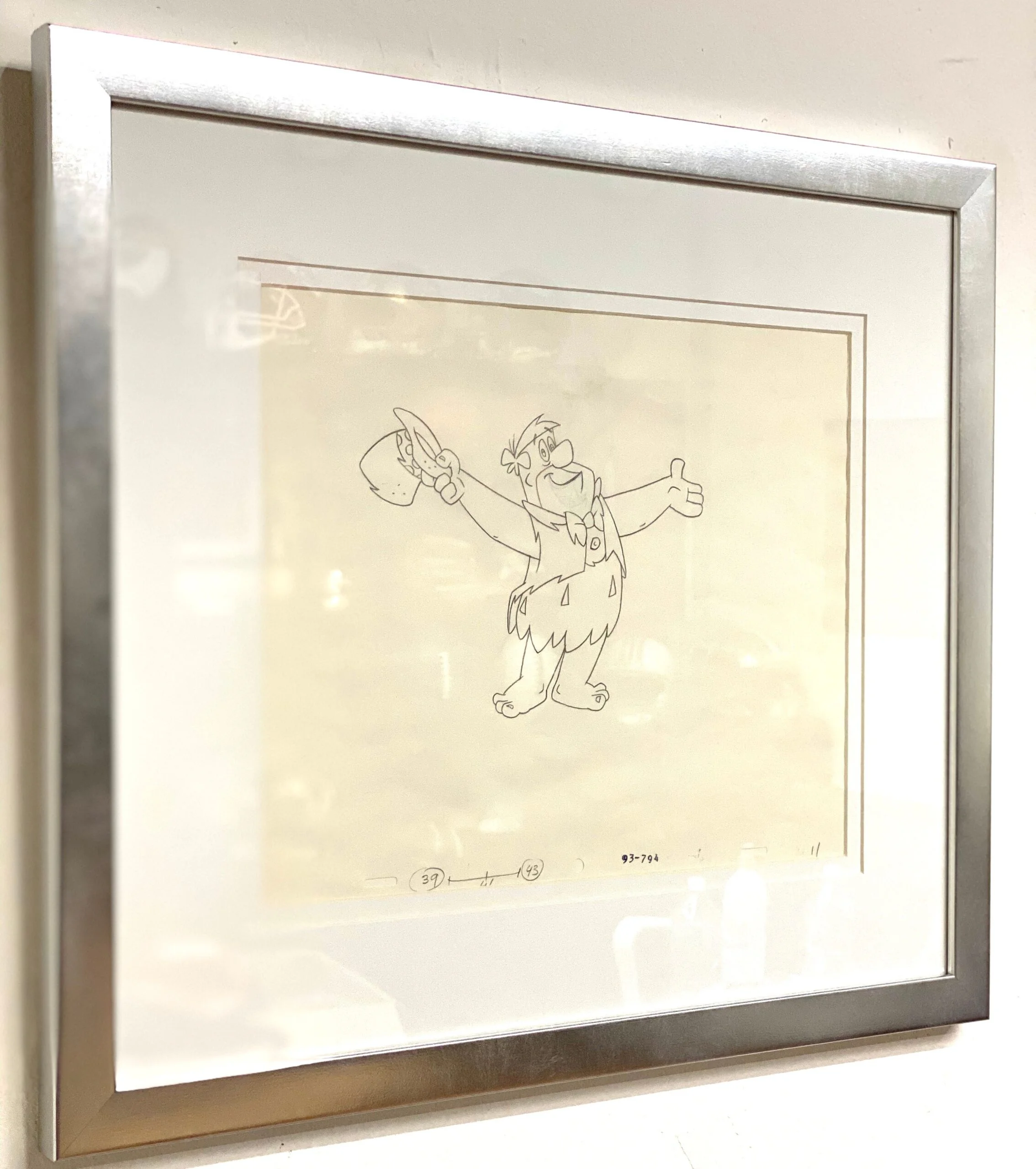 Dibujo Original / Los Picapiedra / Scott Shaw