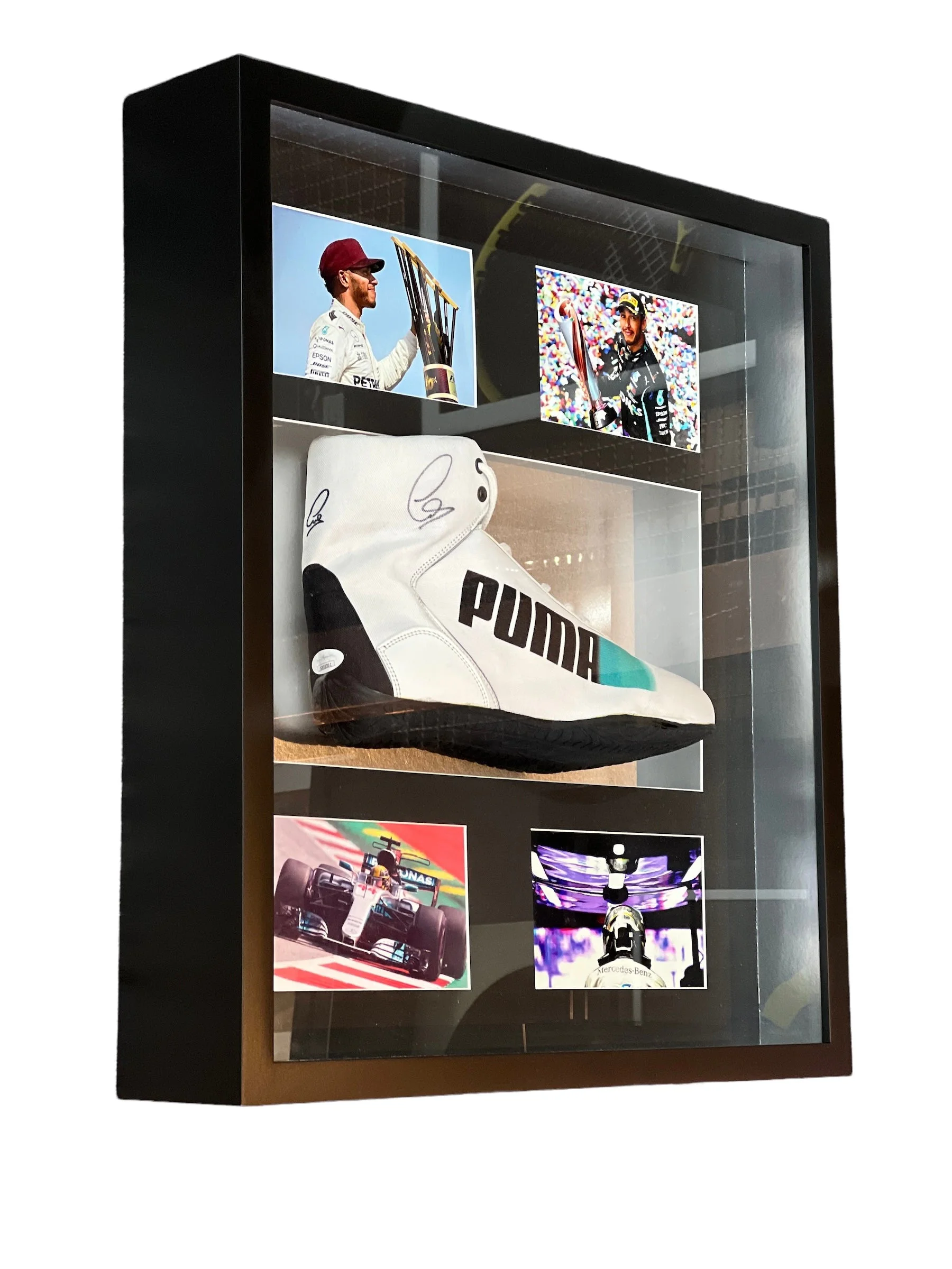 Bota Enmarcada / F1 / Lewis Hamilton (Mercedes)