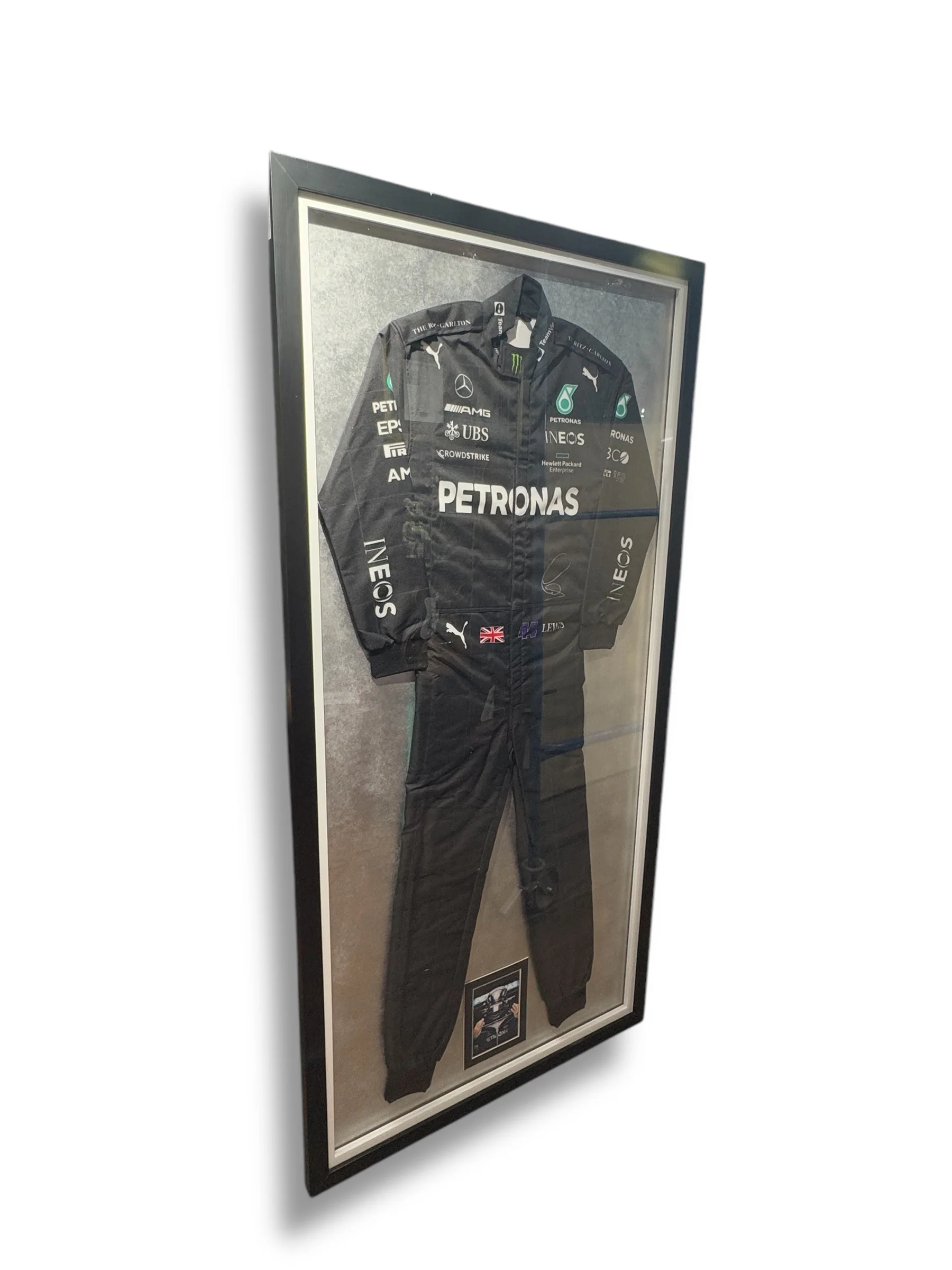 Traje Enmarcado / F1 / Lewis Hamilton (Mercedes Benz)
