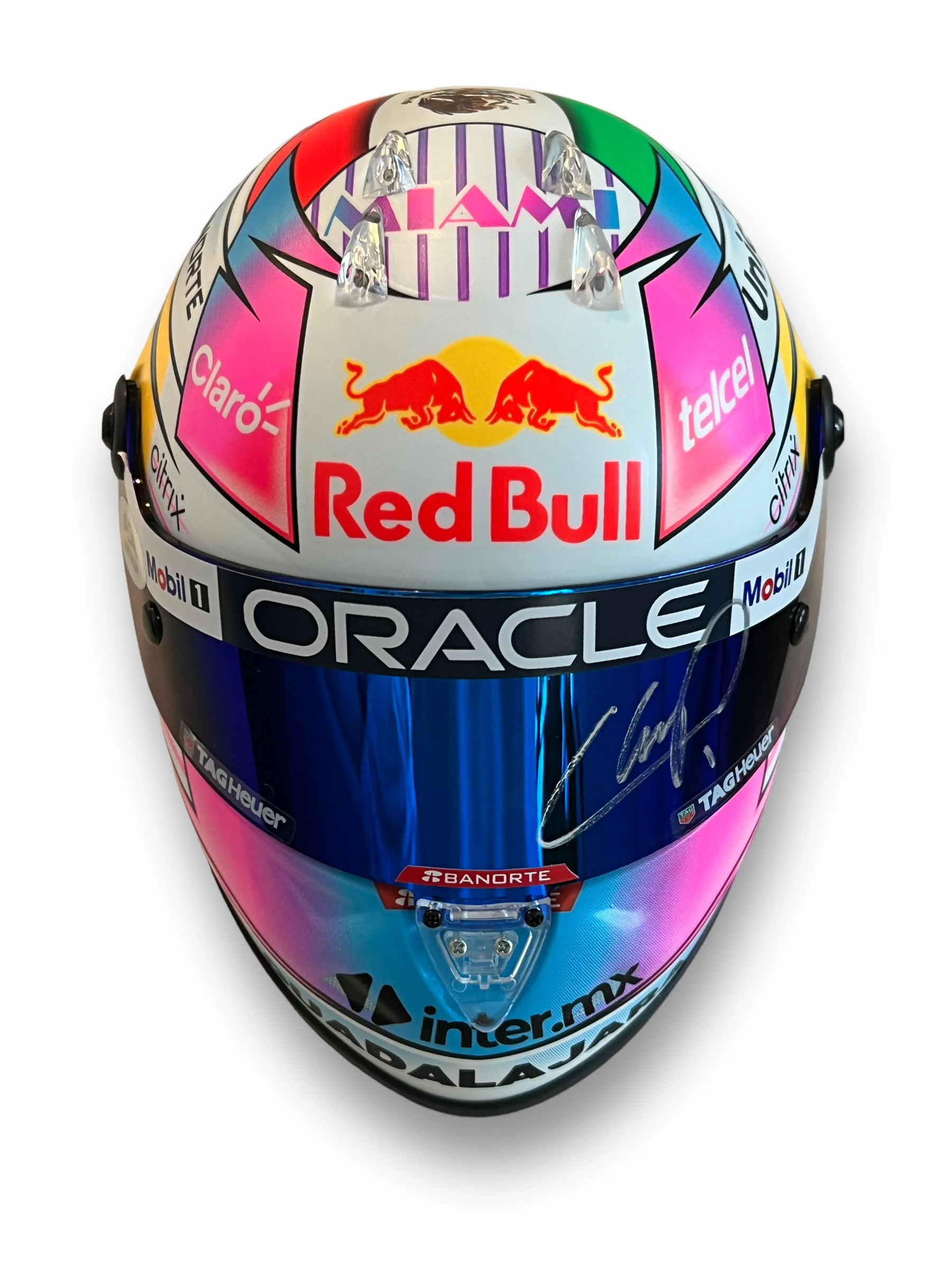 Mini Casco / Red Bull / Sergio "Checo" Pérez (GP Miami 2022)