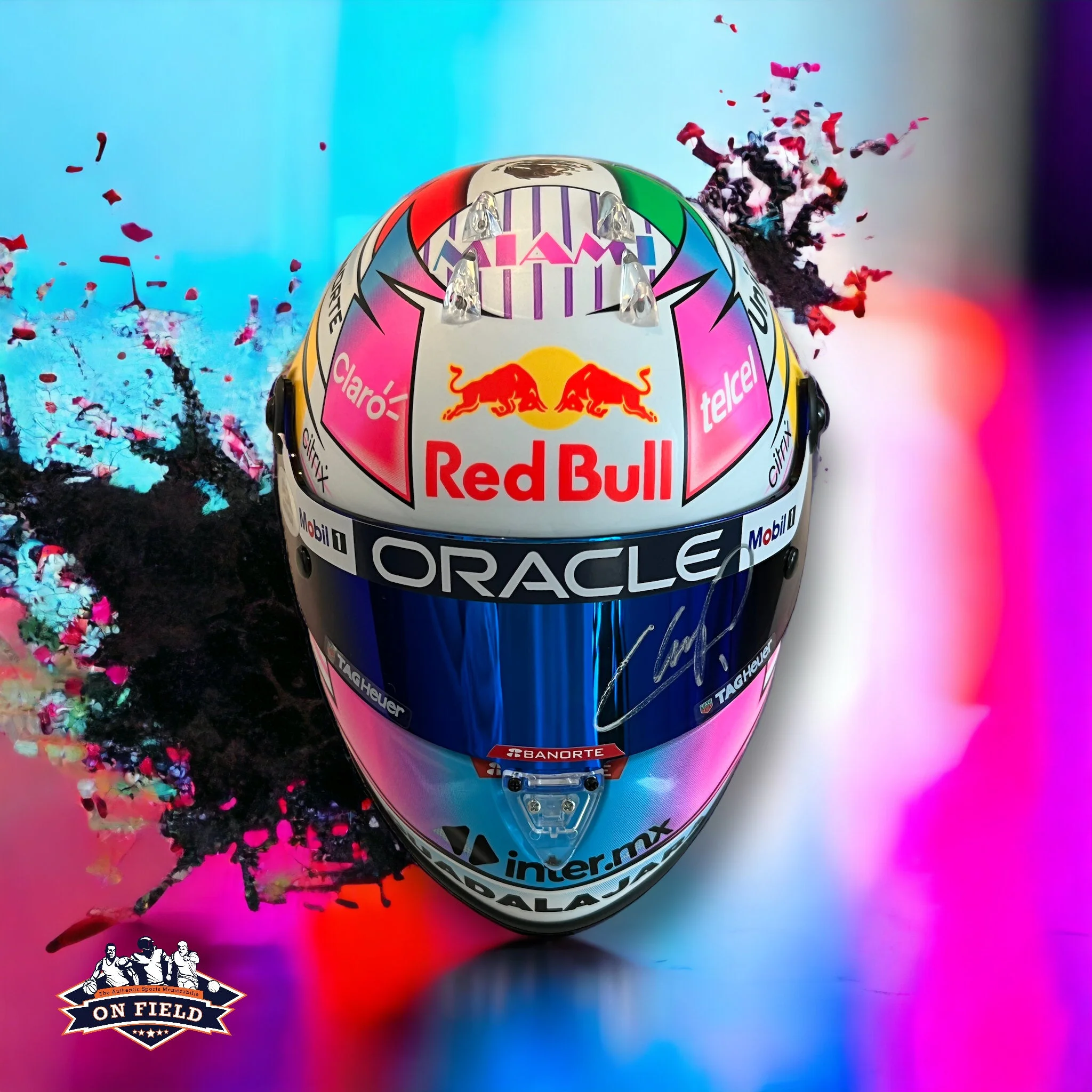 Mini Casco / Red Bull / Sergio "Checo" Pérez (GP Miami 2022) - Image 6