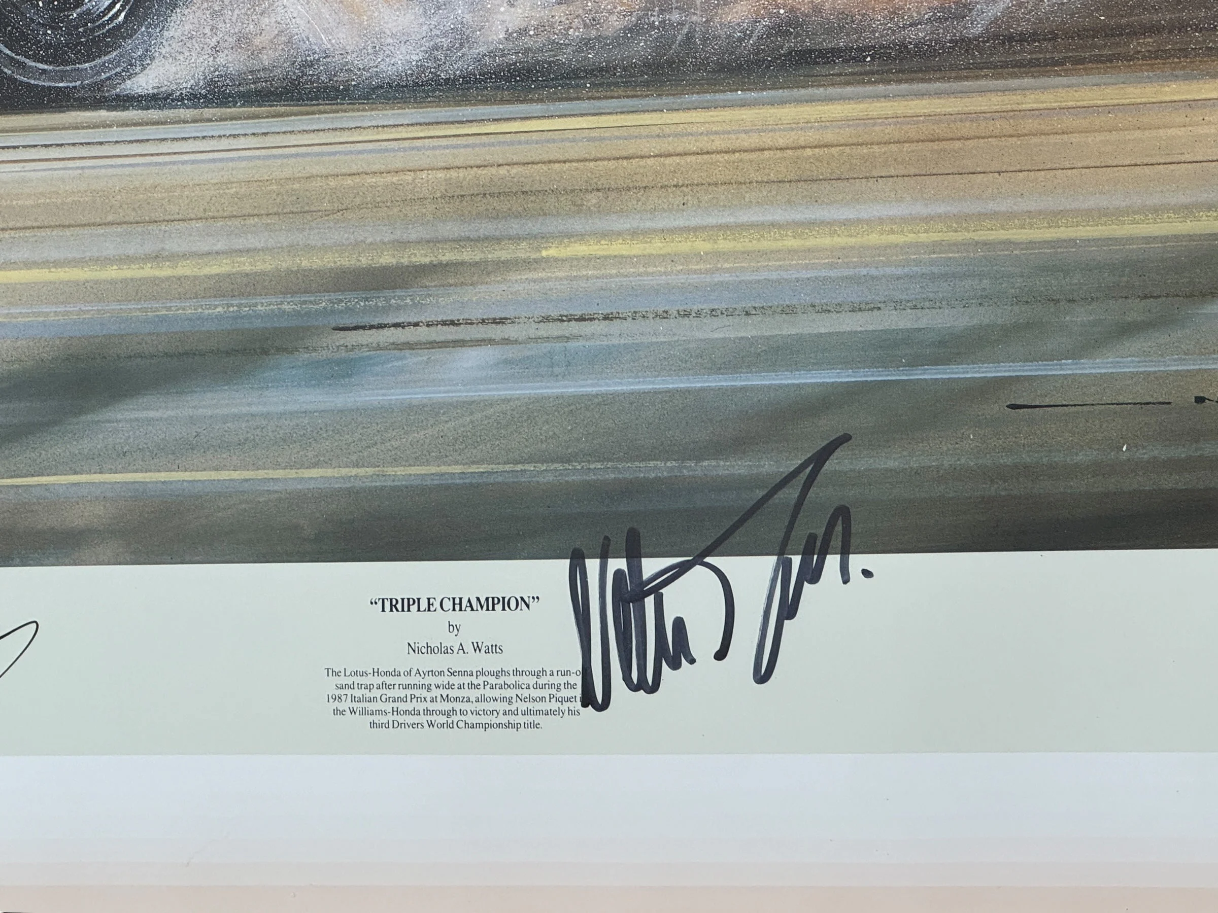 Litografia Enmarcada / Lotus / Ayrton Senna - Image 4