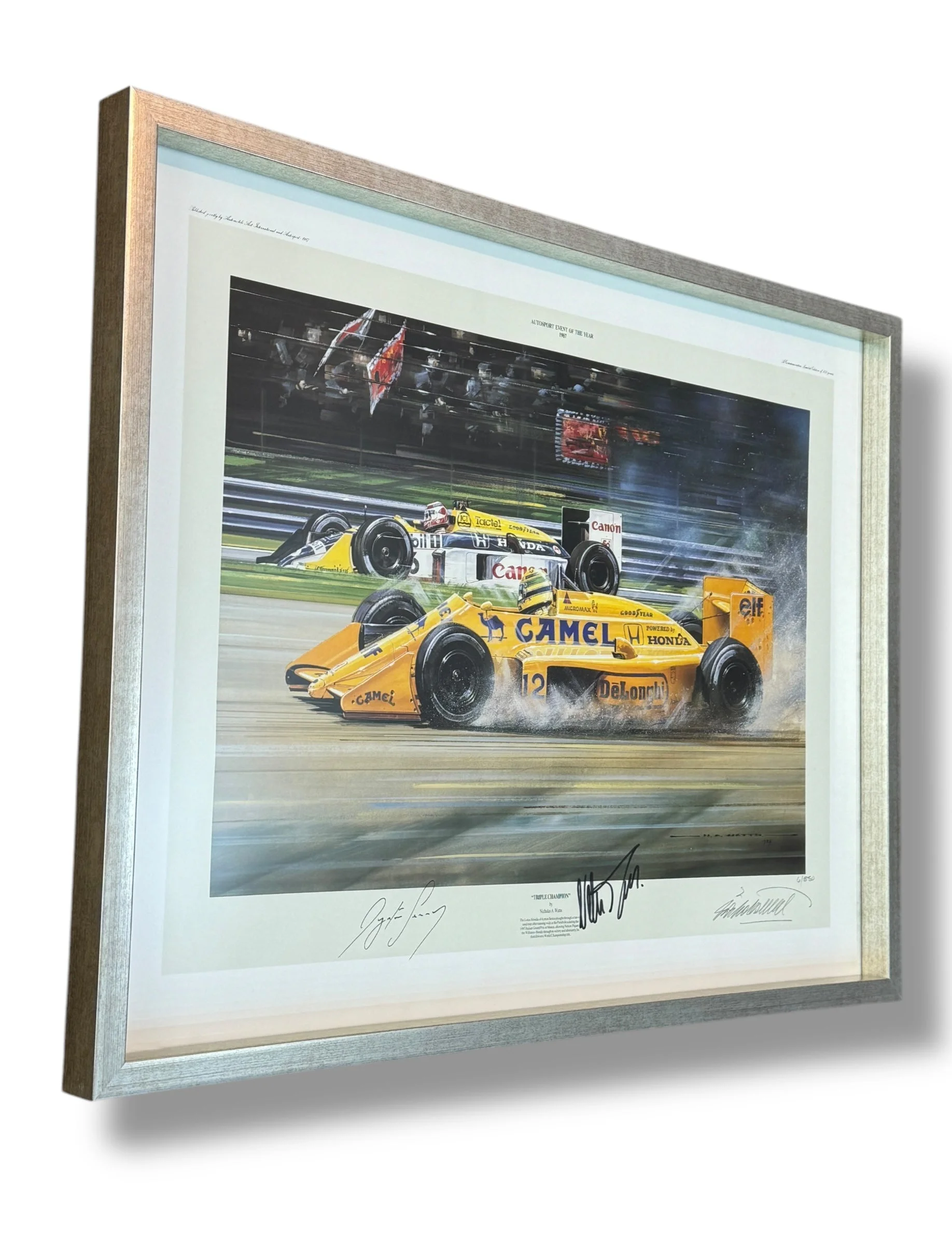 Litografia Enmarcada / Lotus / Ayrton Senna - Image 5