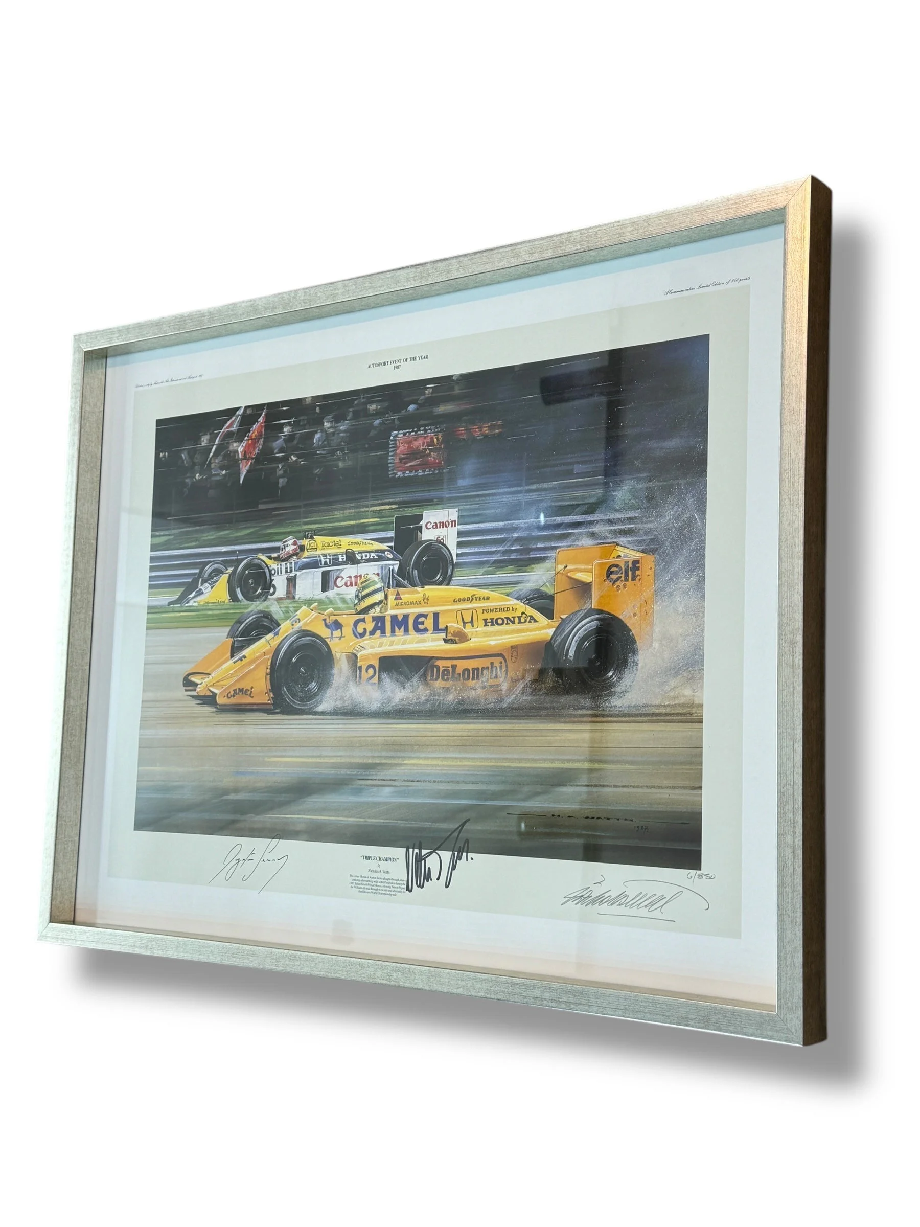 Litografia Enmarcada / Lotus / Ayrton Senna - Image 6