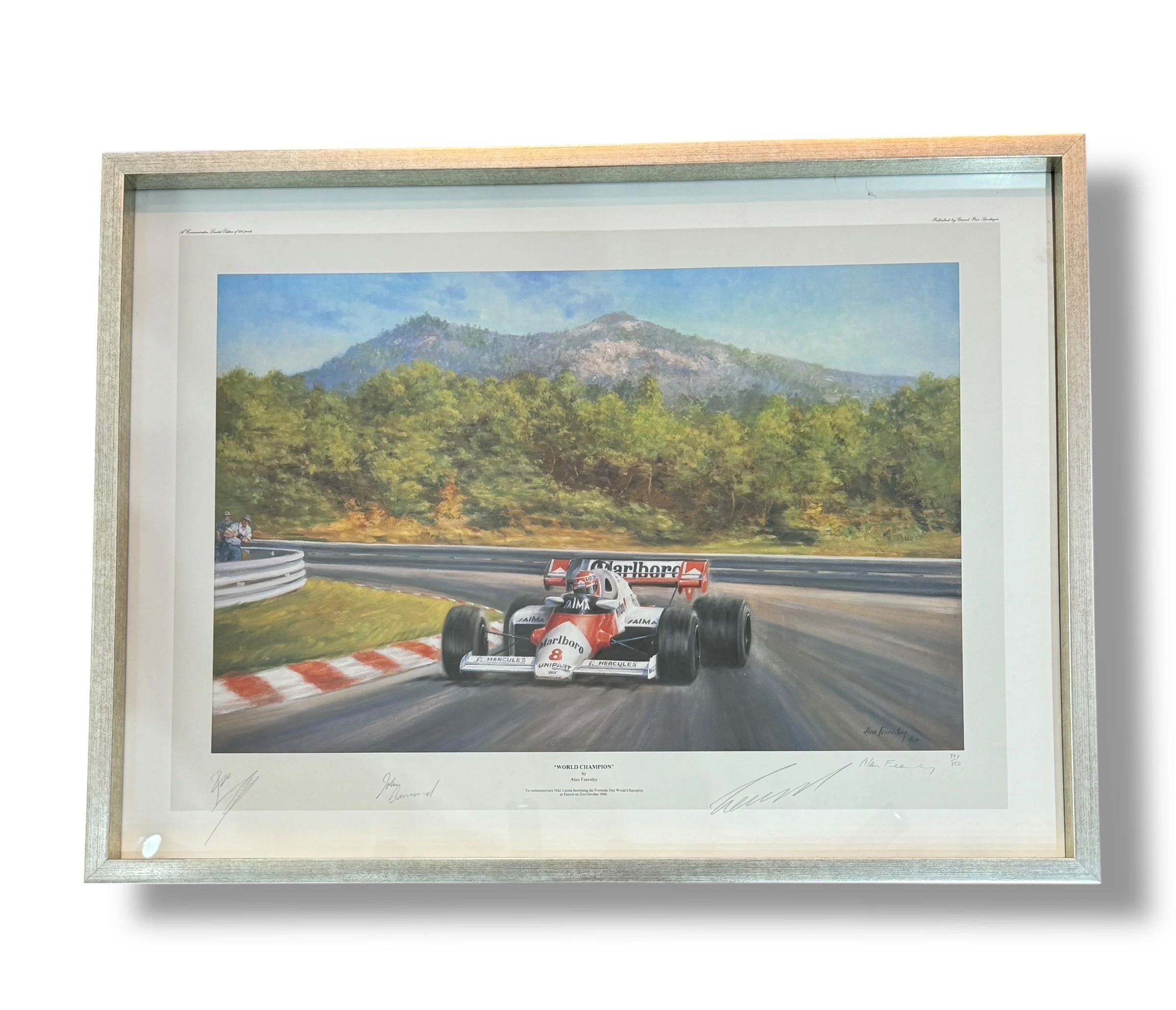 Litografia Enmarcada / McLaren / Niki Lauda