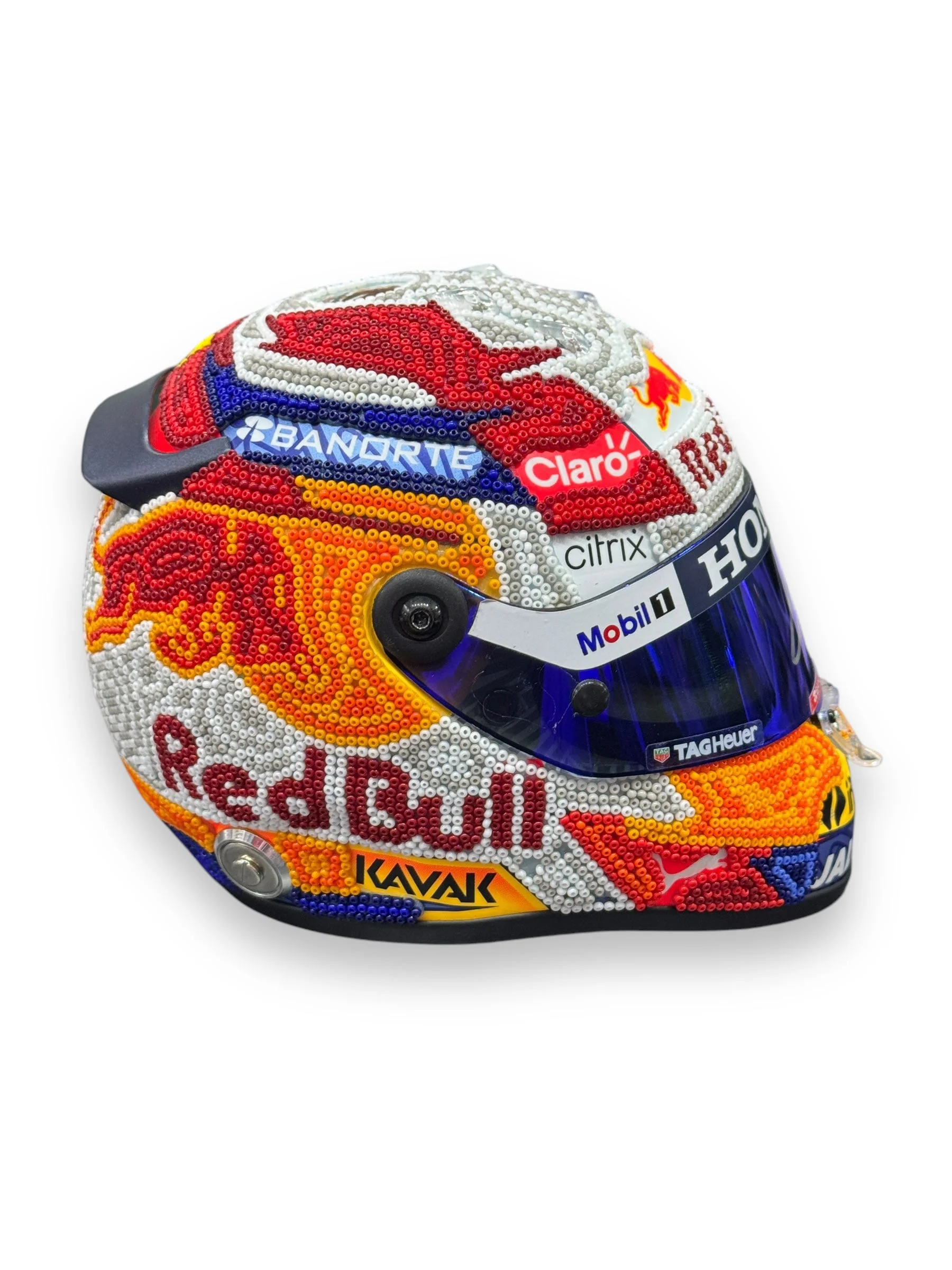 Mini Casco / F1 / Sergio "Checo" Pérez (Arte Huichol) - Image 4
