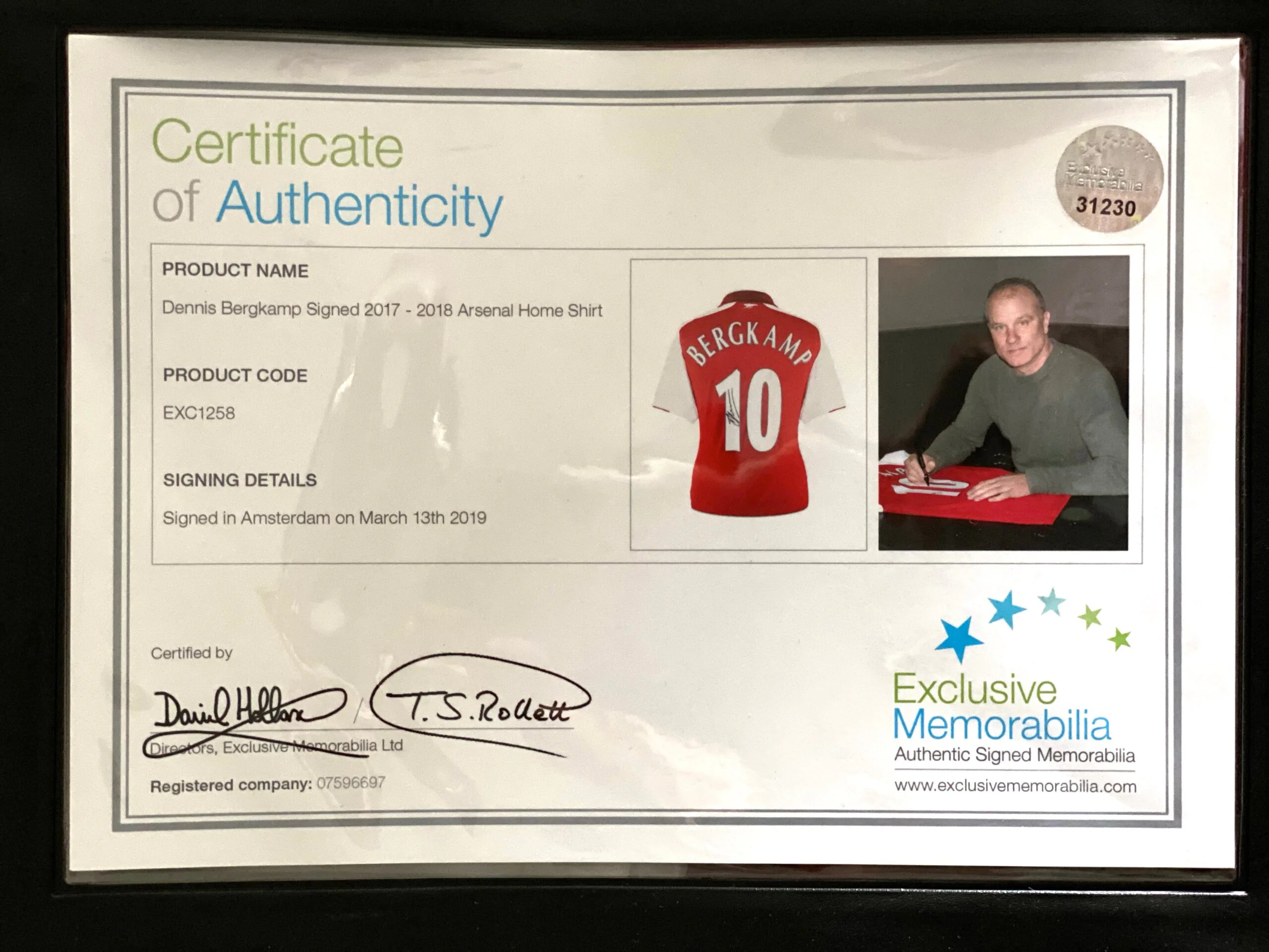 Jersey / Arsenal / Dennis Bergkamp - Image 6