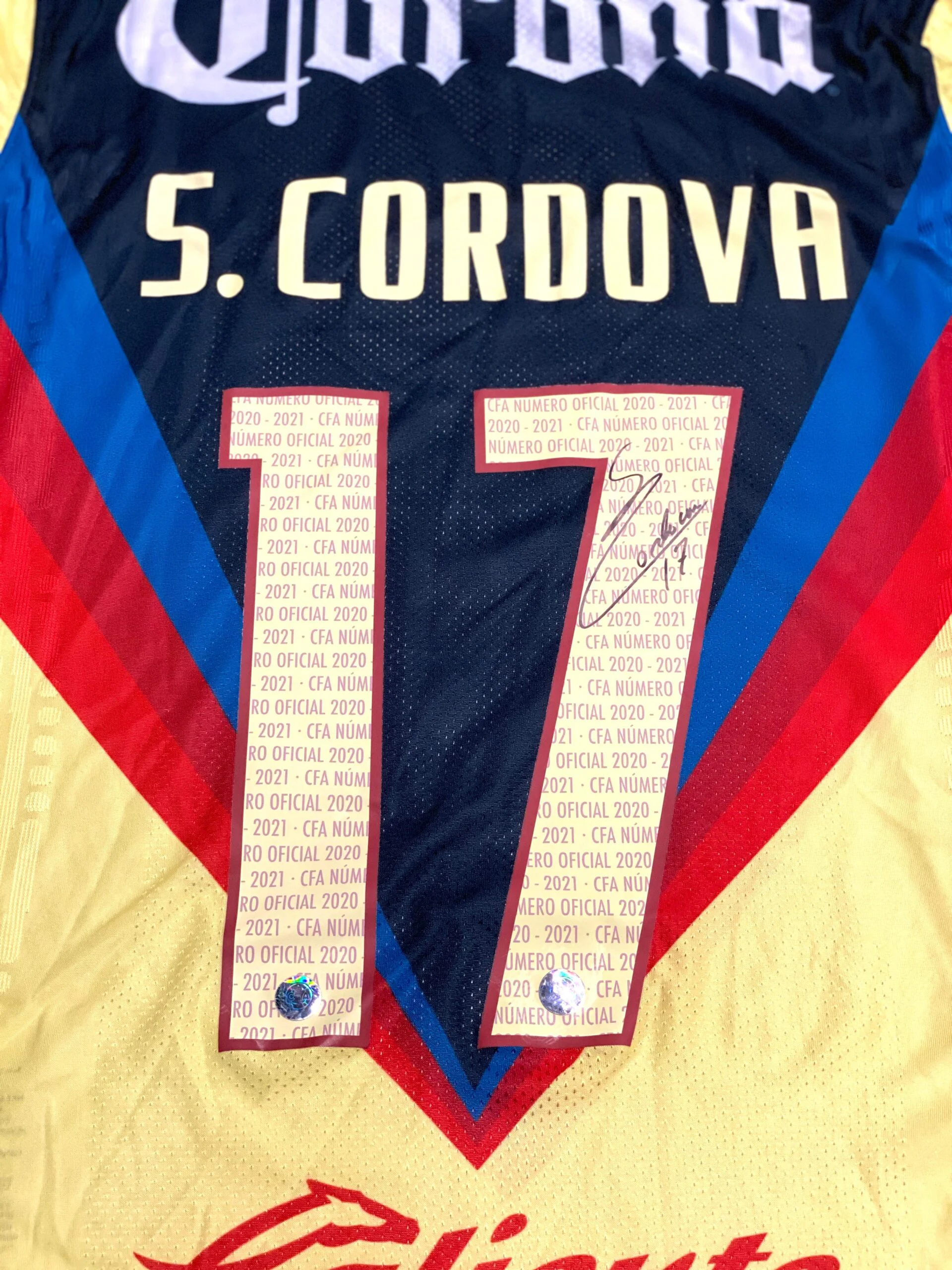 Jersey usado en juego | América | Sebastián Córdova - Image 3