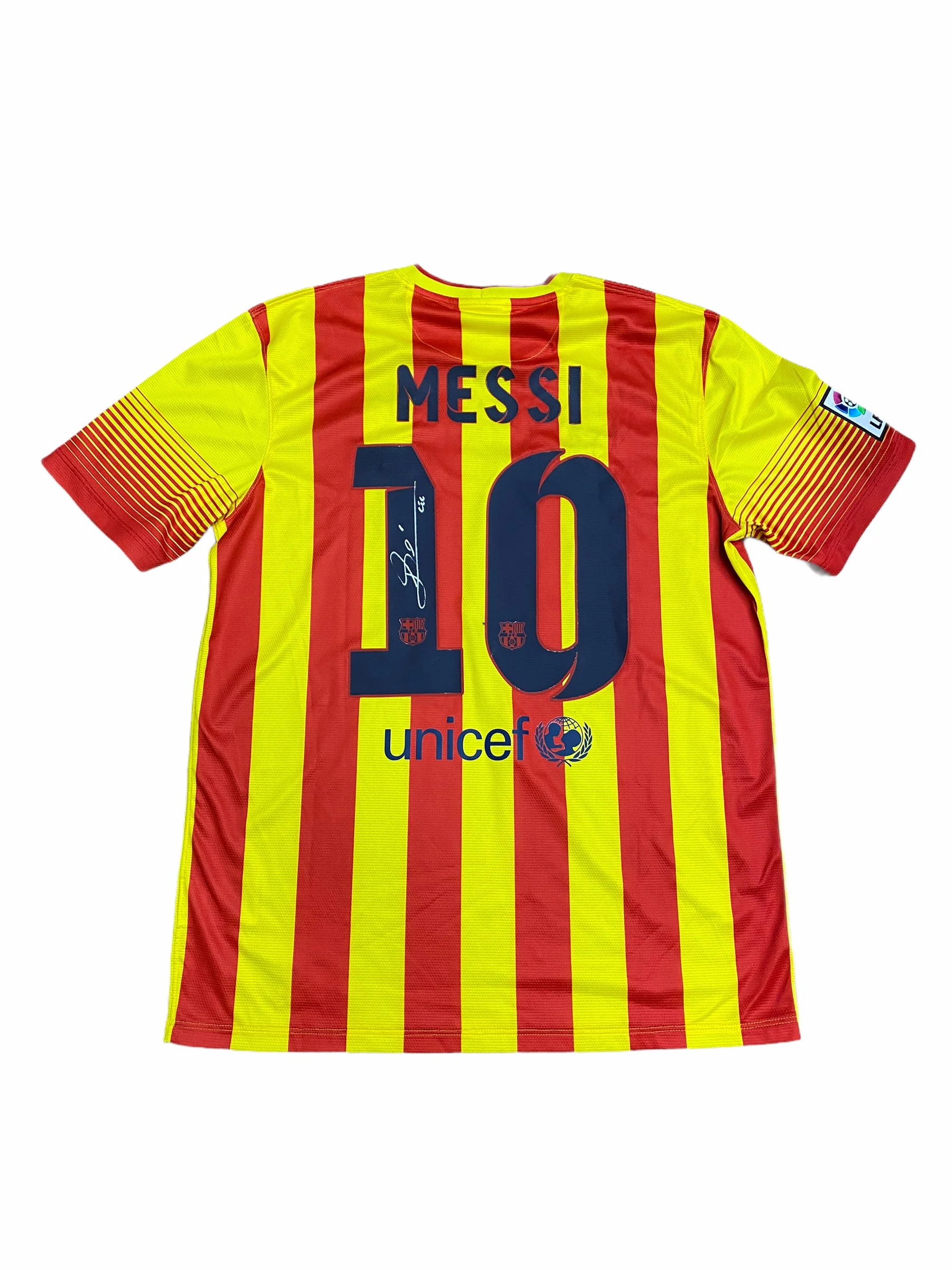 Jersey / Barcelona / EQUIPO 2013 (MESSI, XAVI, INIESTA, PIQUE, ZUBIZARRETA, DANI ALVEZ, MASCHERANO)