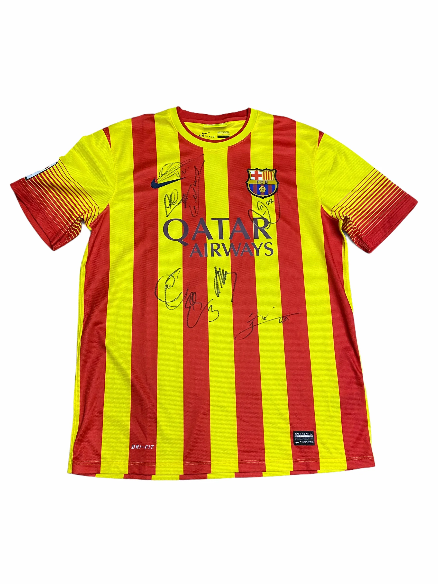 Jersey / Barcelona / EQUIPO 2013 (MESSI, XAVI, INIESTA, PIQUE, ZUBIZARRETA, DANI ALVEZ, MASCHERANO) - Image 3