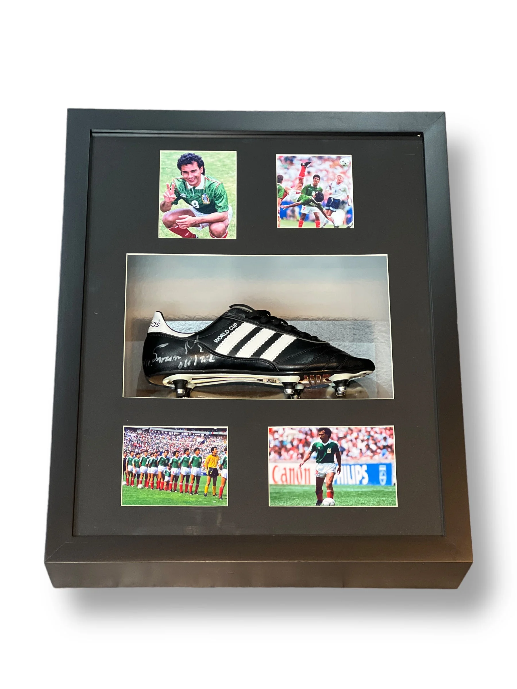 Tachón Enmarcado / Selección Mexicana - Real Madrid / Hugo Sánchez - Image 2