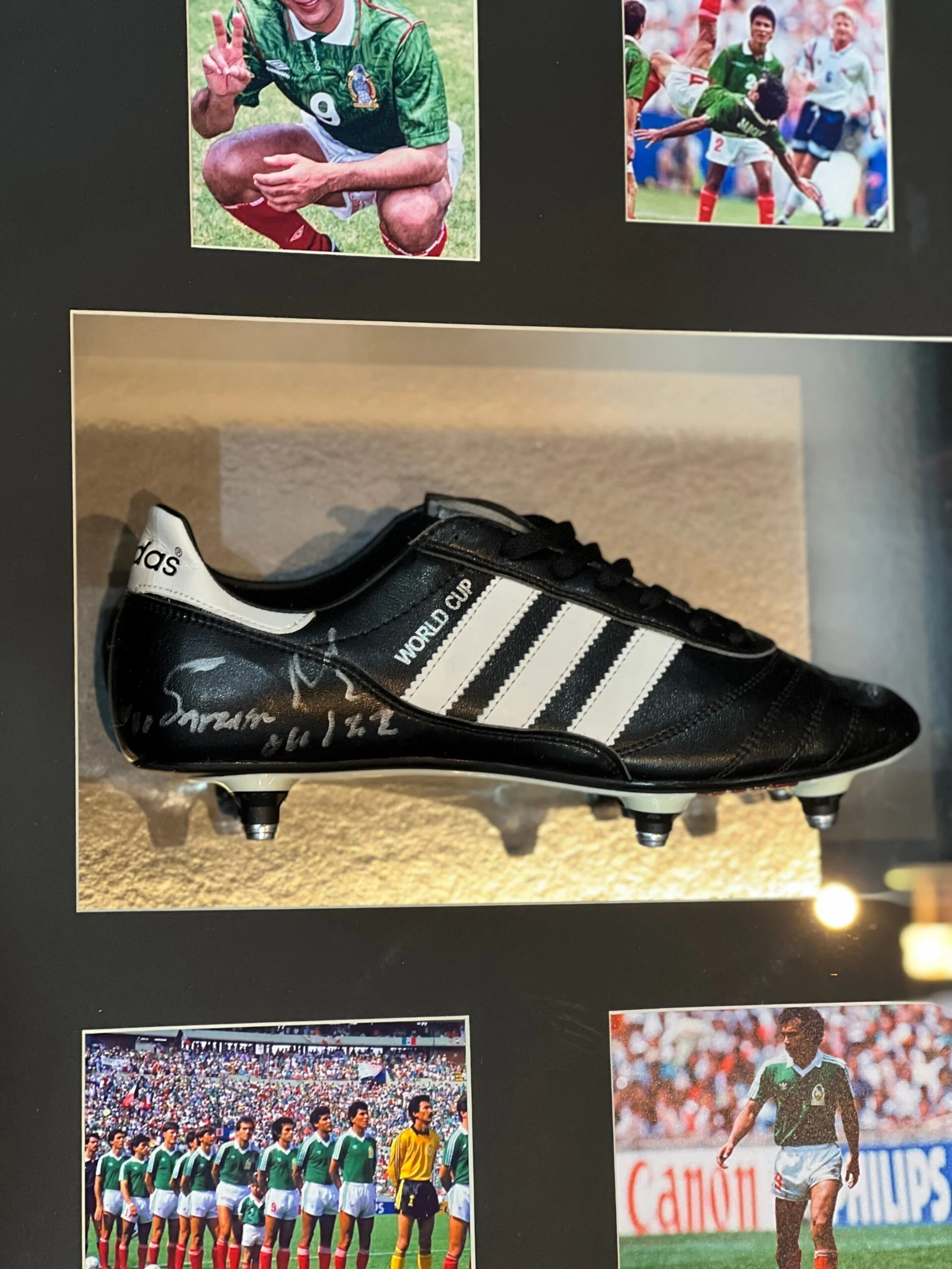 Tachón Enmarcado / Selección Mexicana - Real Madrid / Hugo Sánchez - Image 4