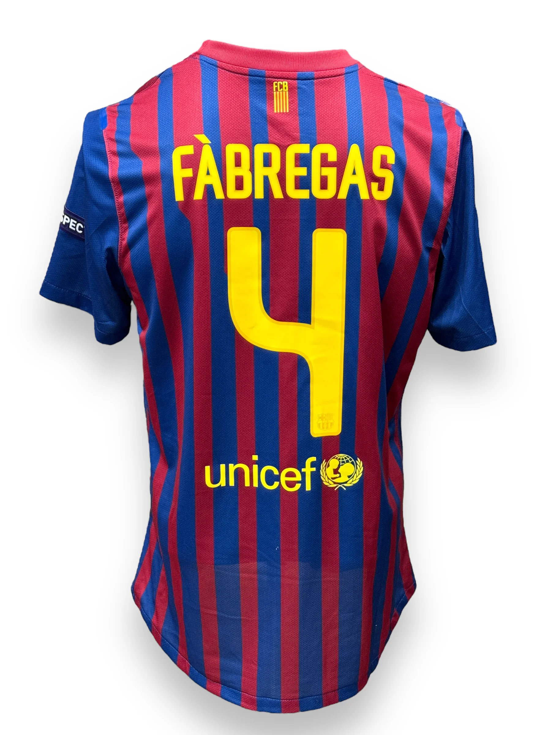 Jersey usado / Barcelona / Equipo Temporada 2011-12: