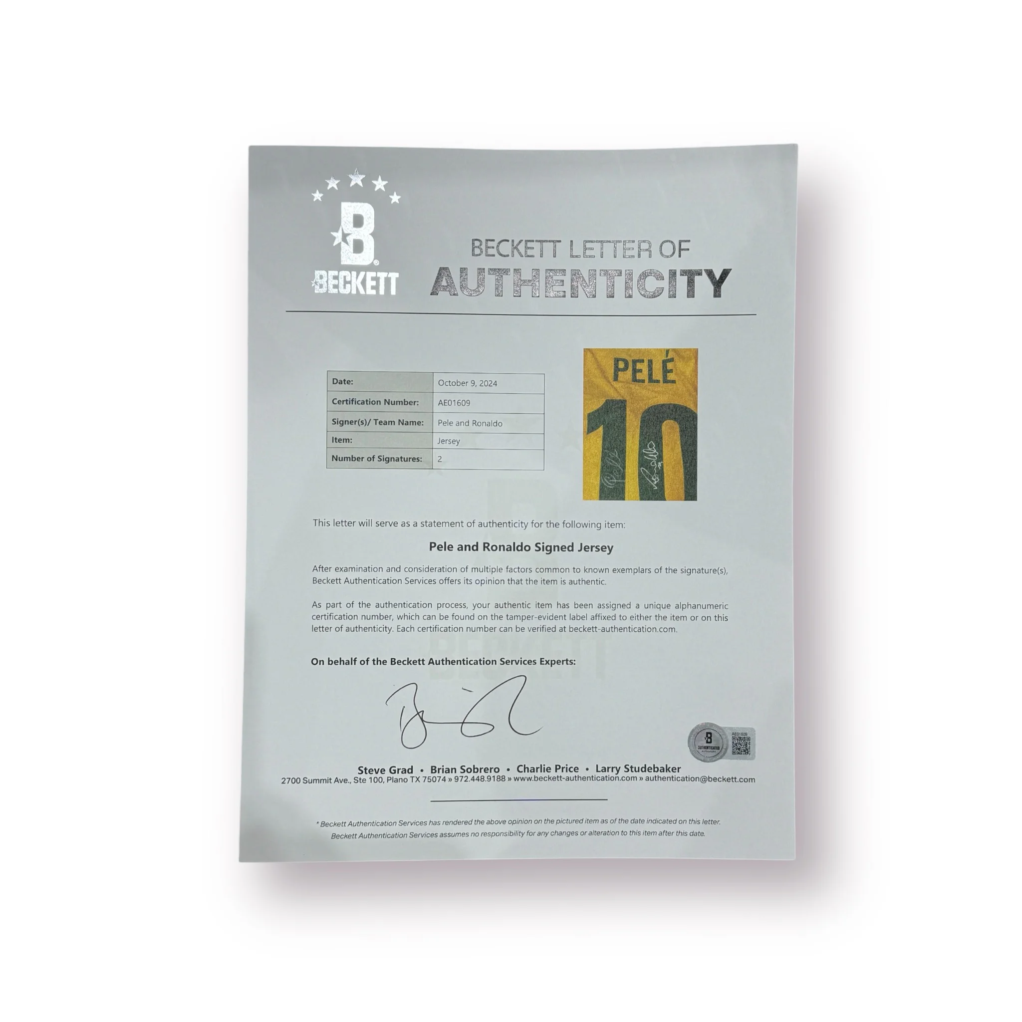 Jersey / Brasil / Pele y Ronaldo Nazario - Image 6