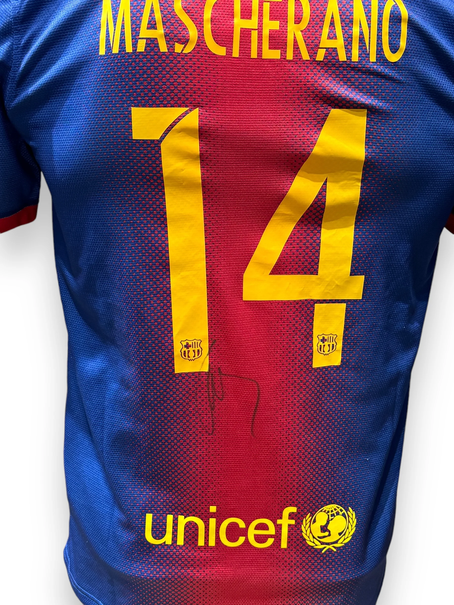Jersey / Barcelona / Xavi, Javier Mascherato - Image 5