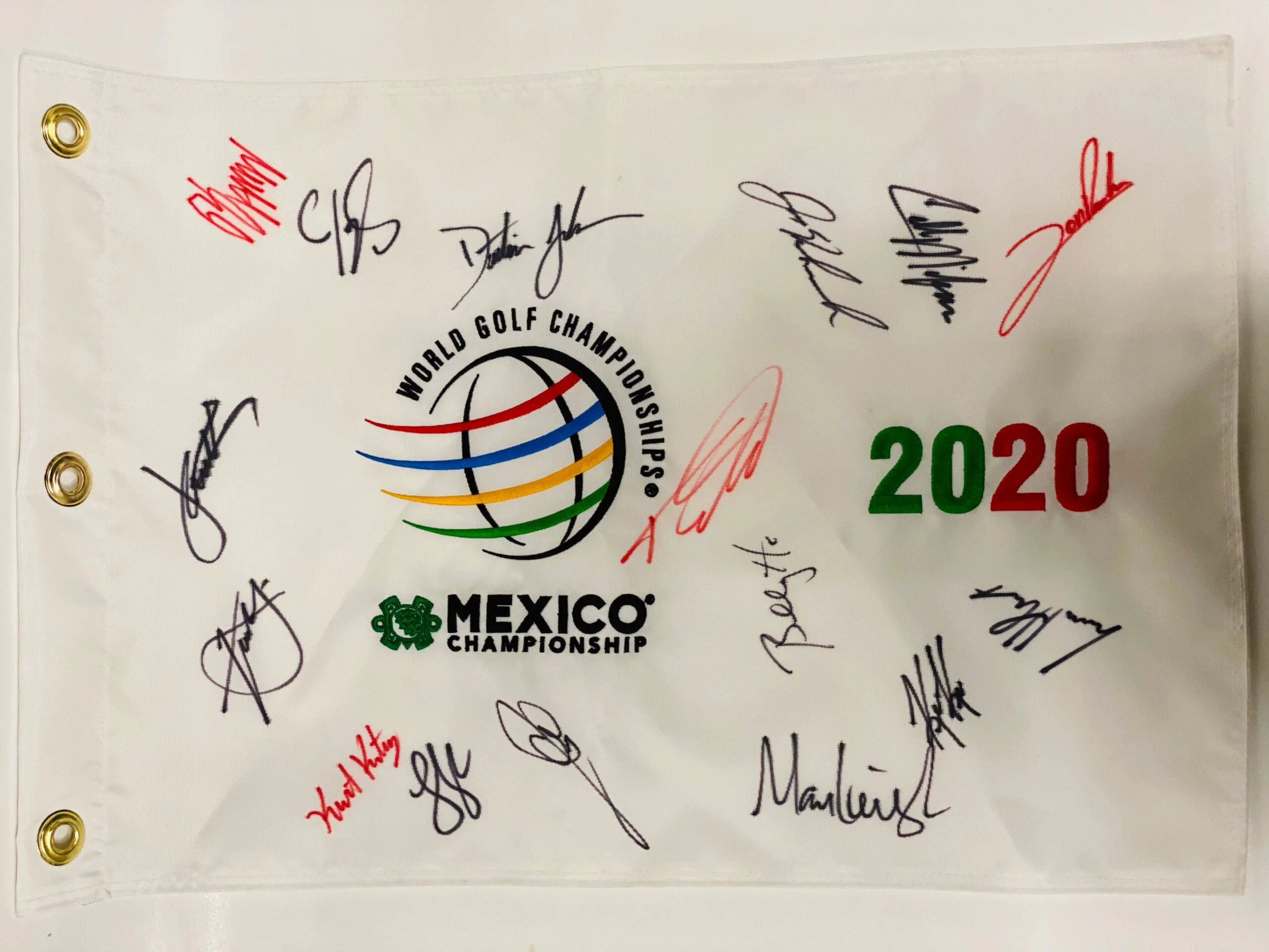 Banderín / México 2020 / Jon Rahm, Fleetwood, Spieth, Schauffele y mas