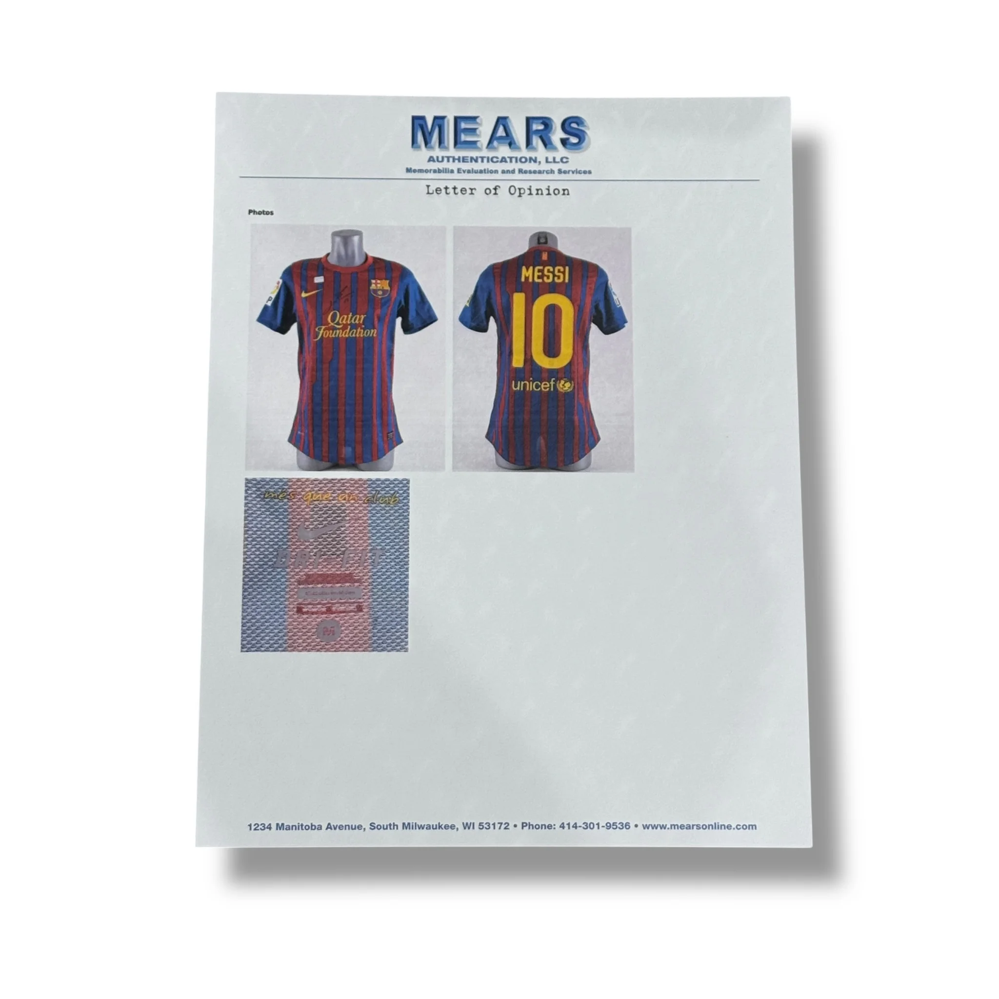 Jersey usado / Barcelona / Lionel Messi - Image 13