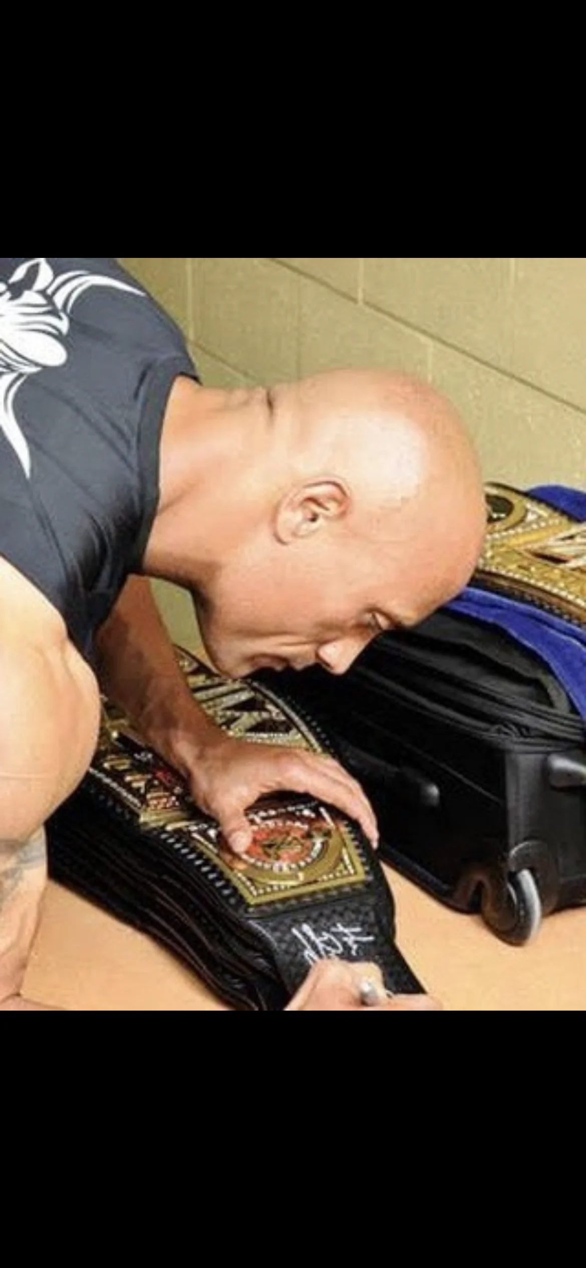 Cinturón Enmarcado / WWE / Dwayne Johnson "The Rock" - Image 5