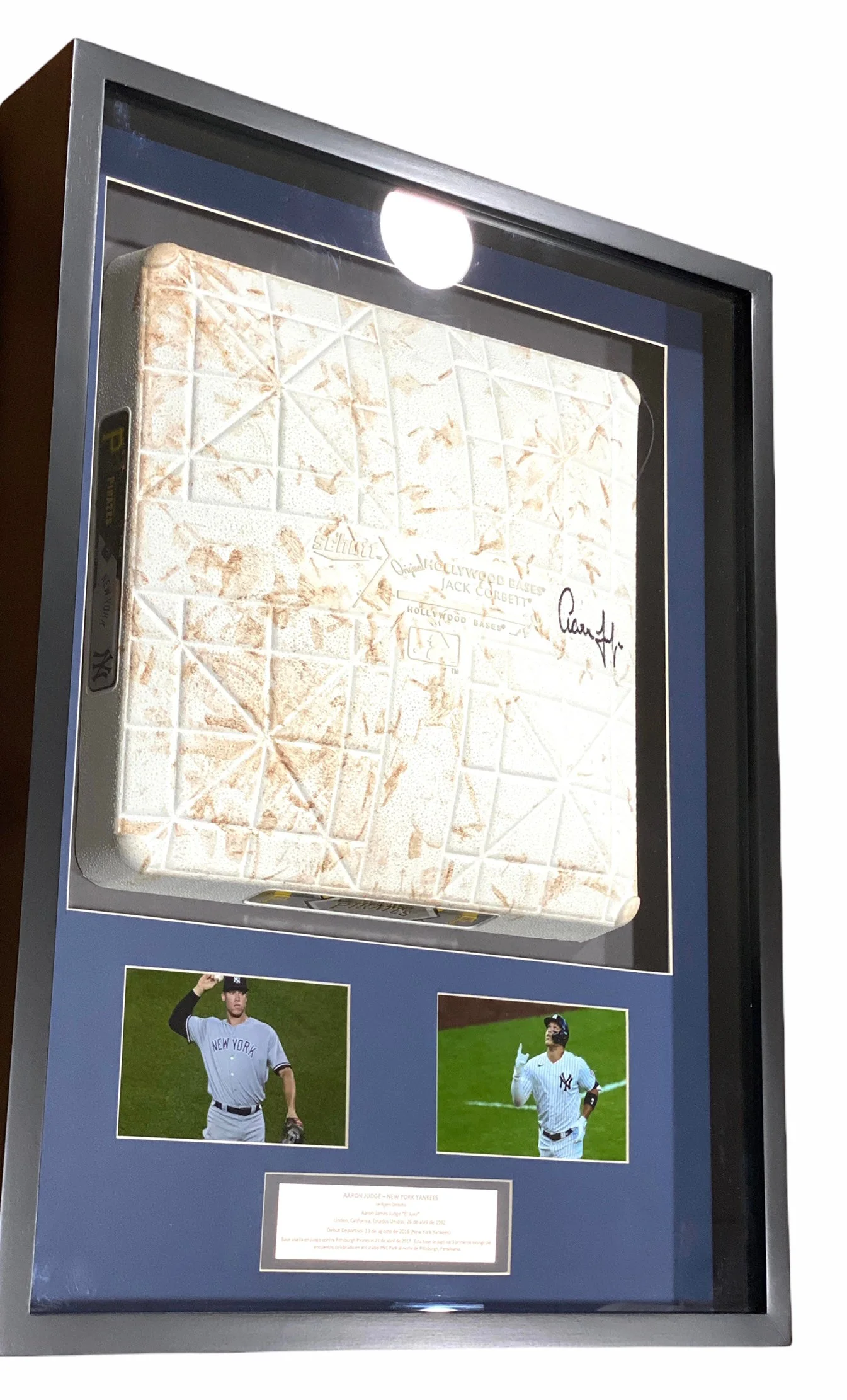 Base Enmarcada / Yankees / Aaron Jude (Usada en juego) - Image 3