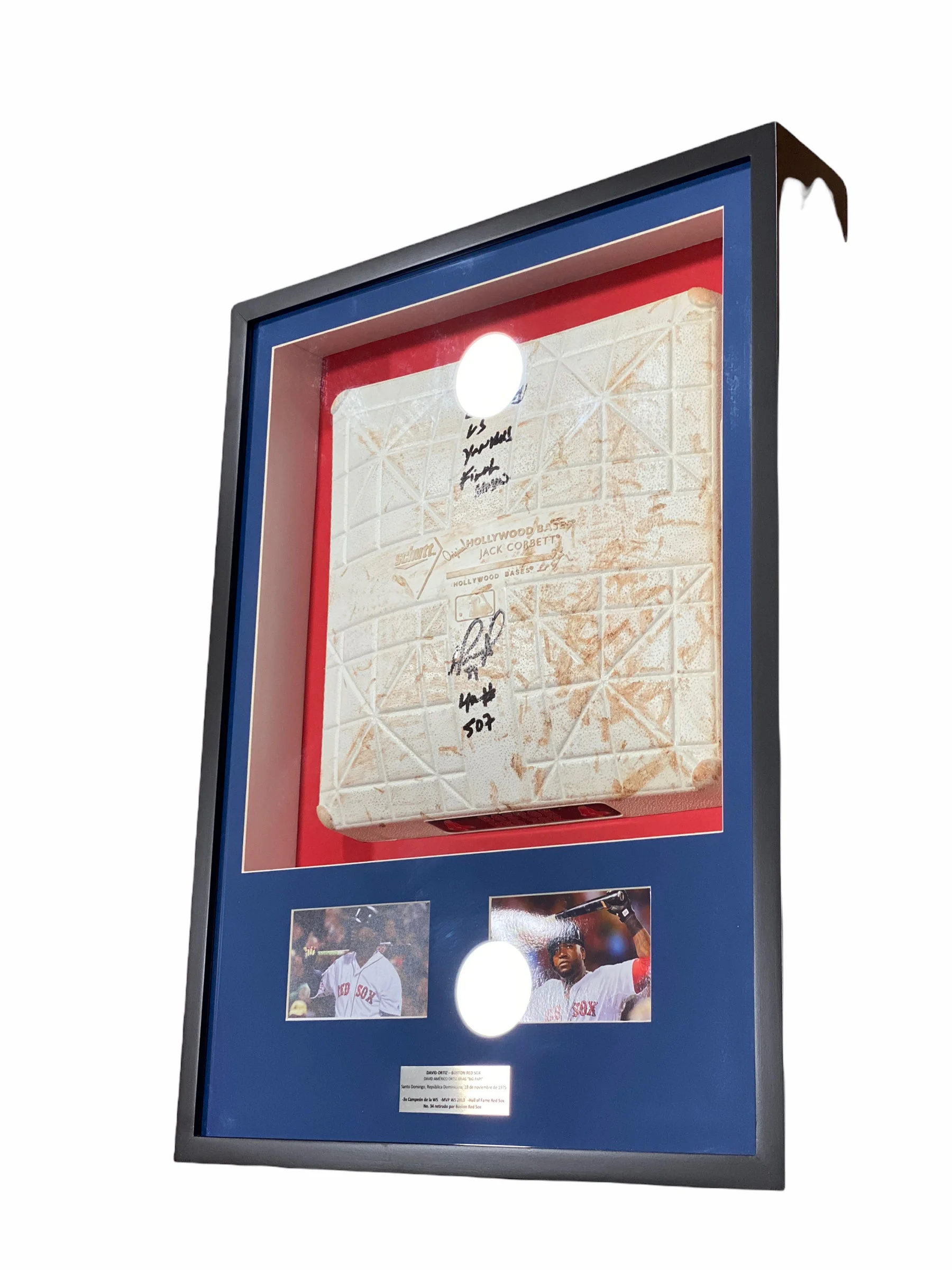 Base Enmarcada / Red Sox / David Ortiz Big Papi - Image 2