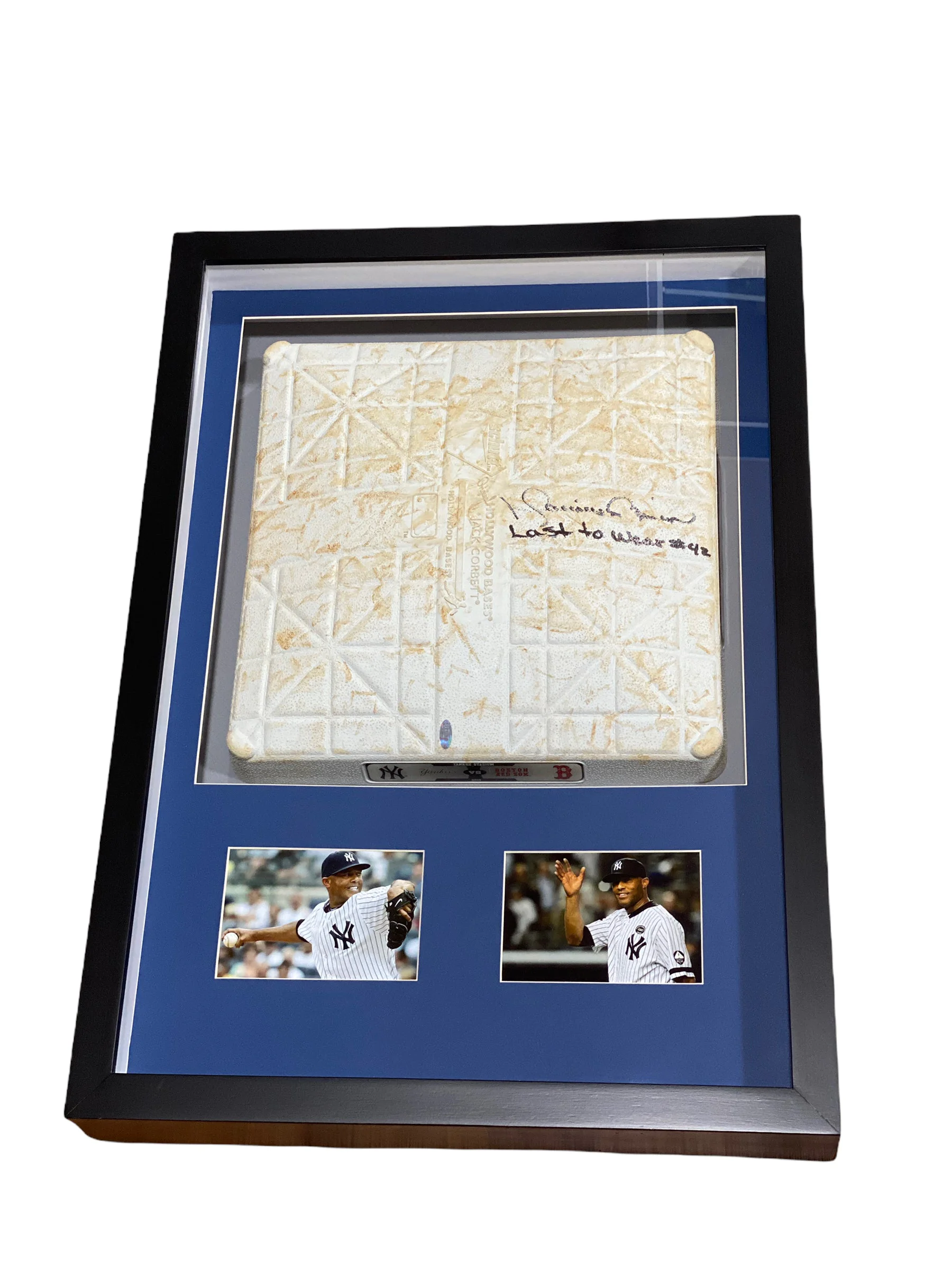 Base Enmarcada / Yankees / Mariano Rivera
