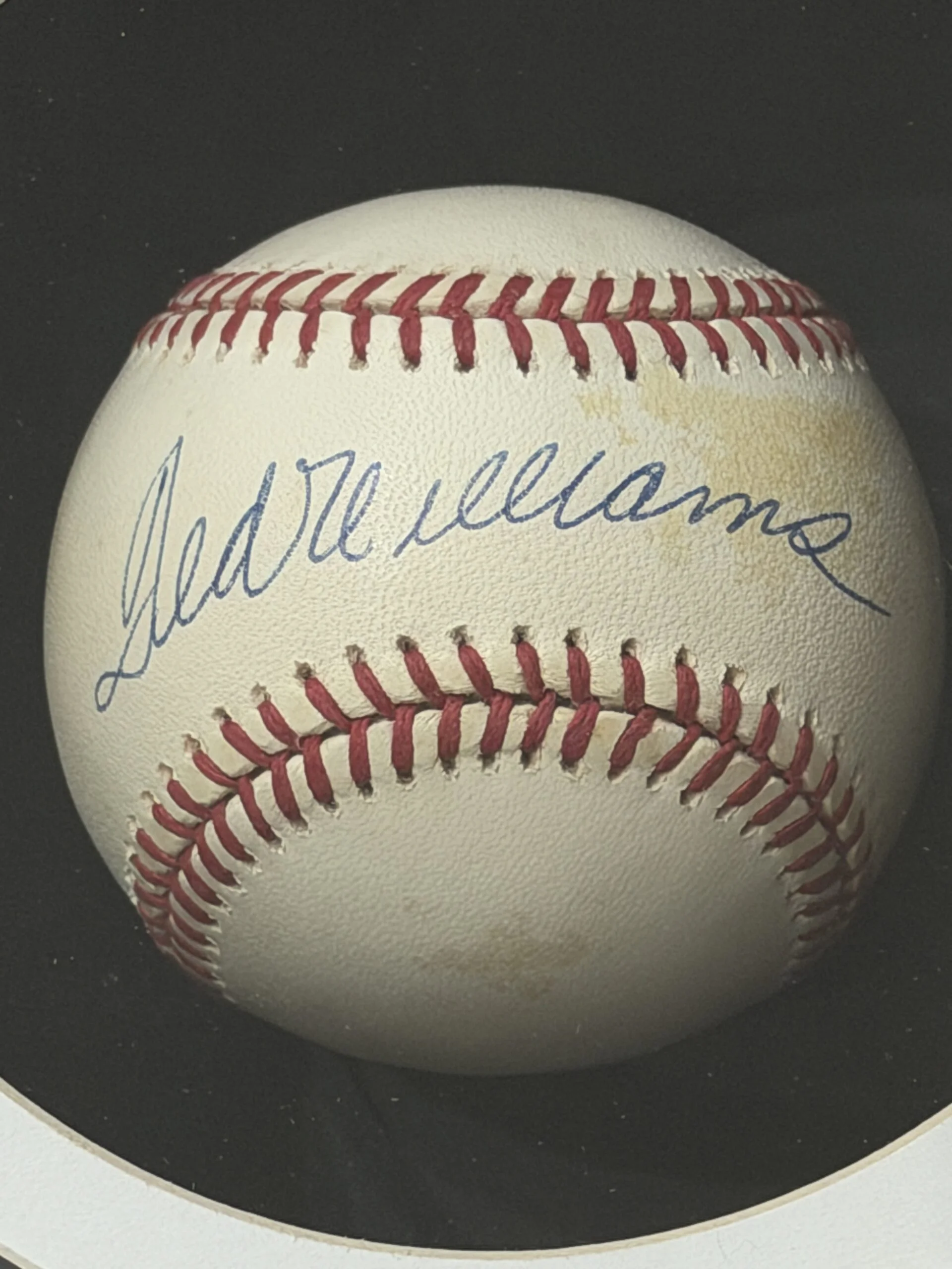 Pelota enmarcada / Red Sox / Ted Williams - Image 4