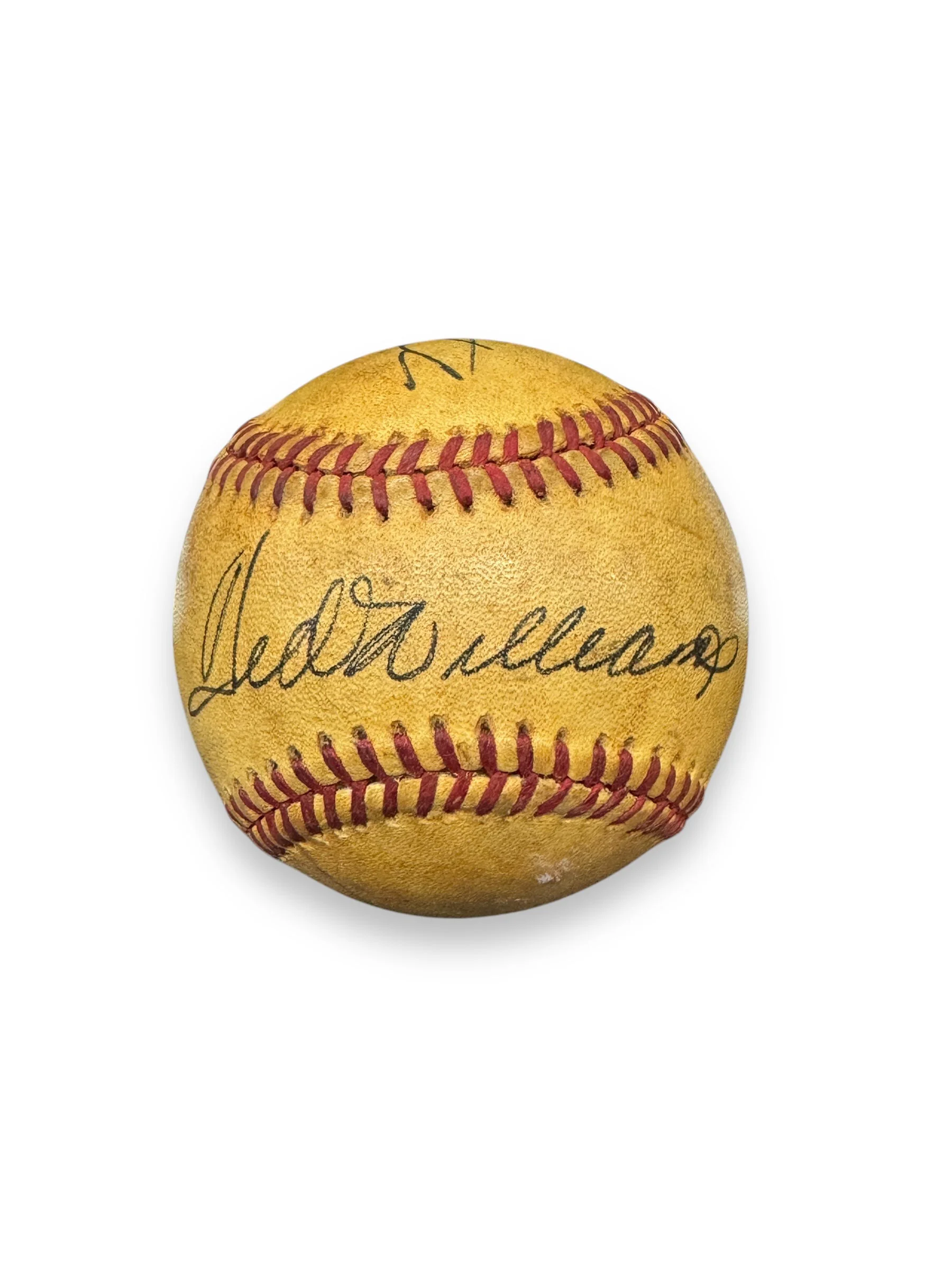 Pelota Baseball usada en juego / Red Sox / Ted Williams & Carl Yastrzemski