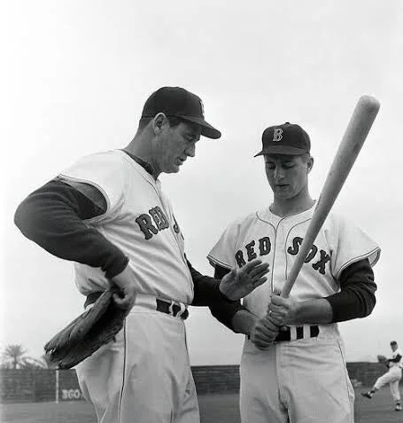 Pelota Baseball usada en juego / Red Sox / Ted Williams & Carl Yastrzemski - Image 7