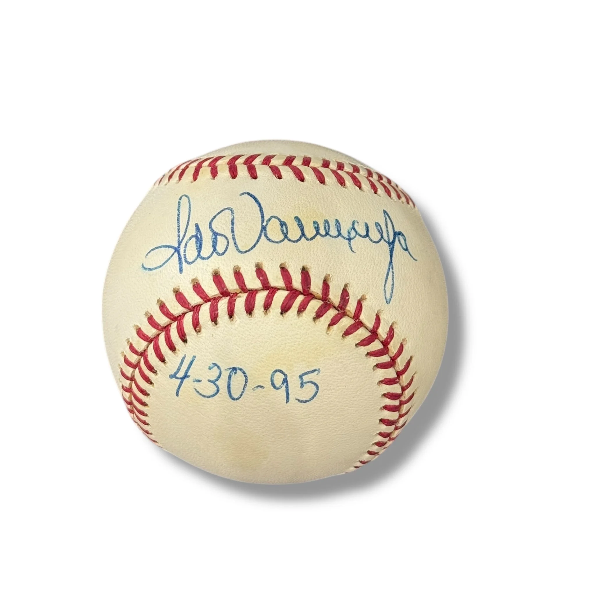 Pelota Baseball / Dodgers / Fernando Valenzuela (Inscripcion)
