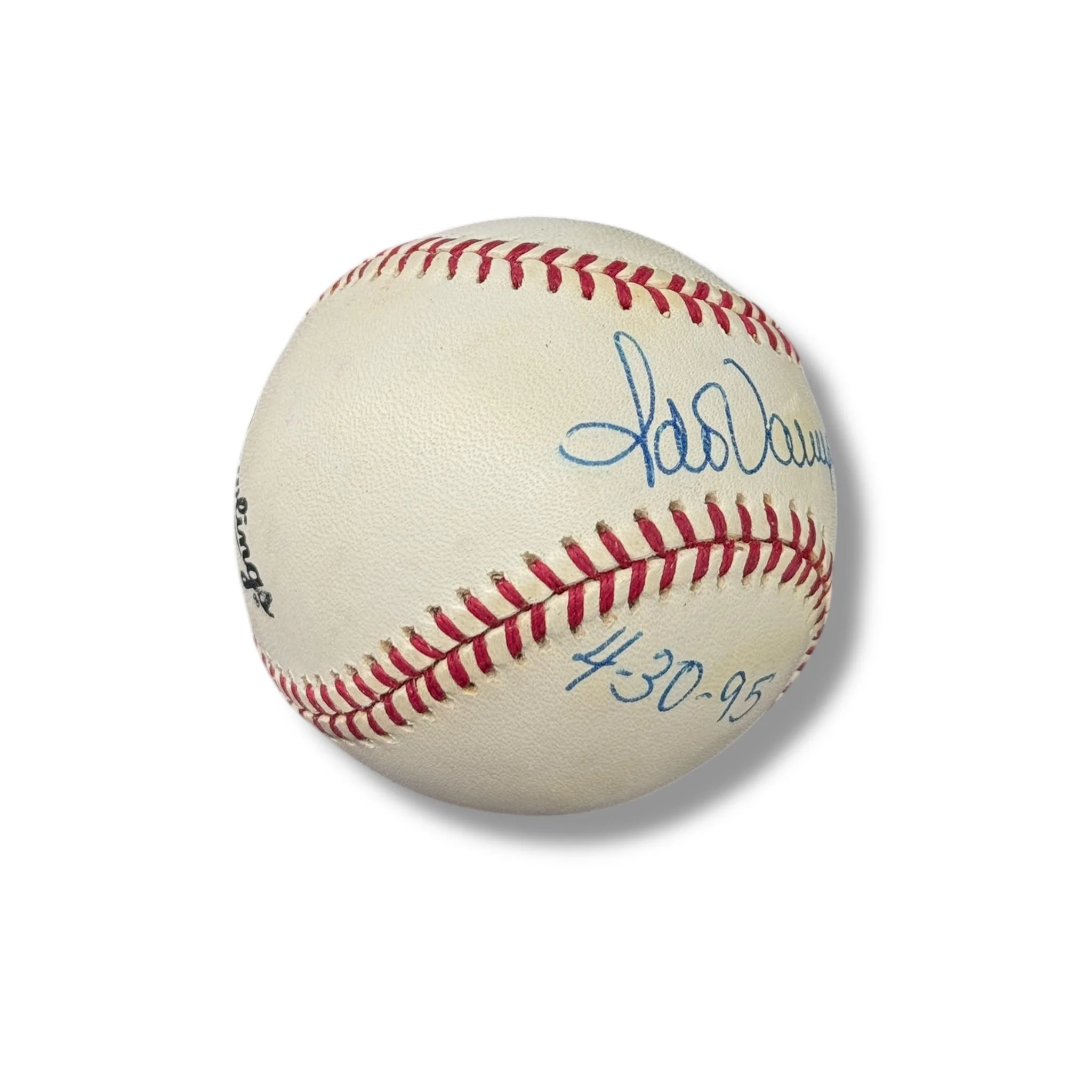 Pelota Baseball / Dodgers / Fernando Valenzuela (Inscripcion) - Image 2