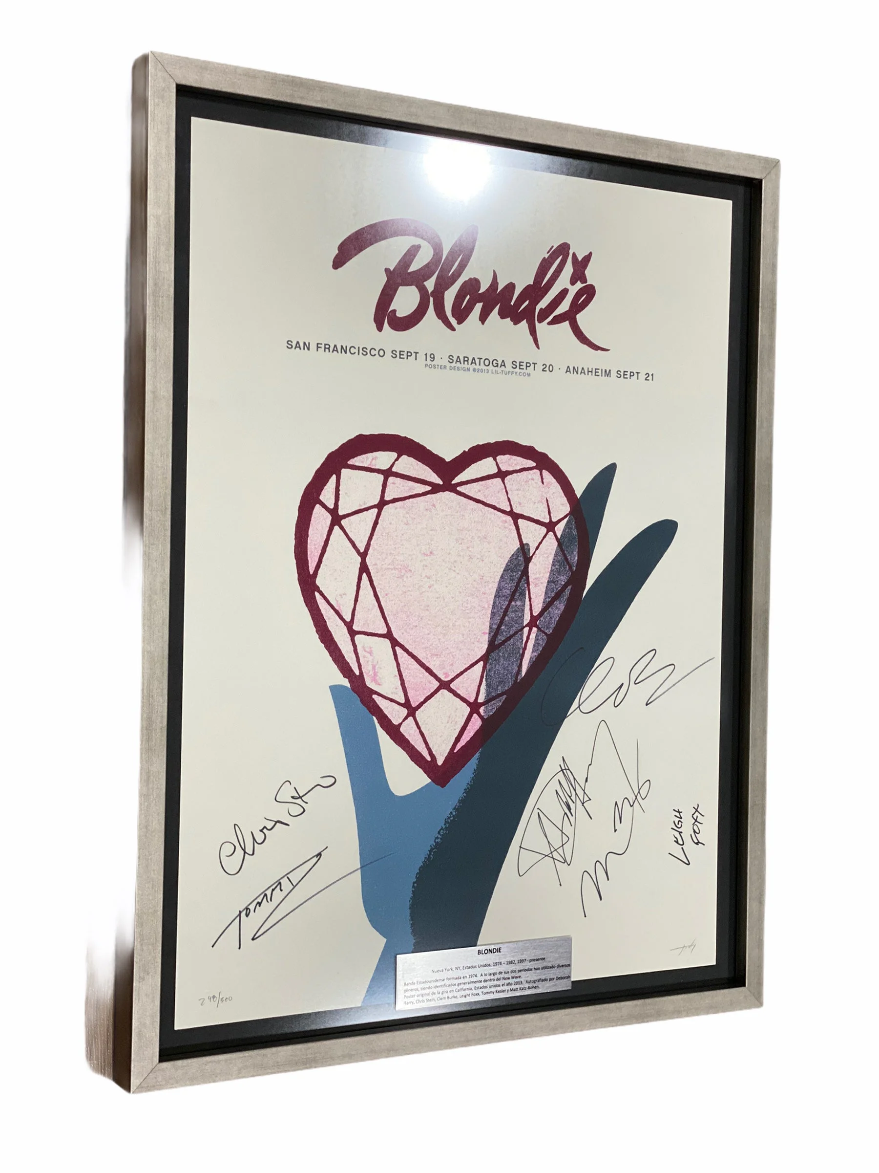 Poster / Blondie / Autografiado - Image 2