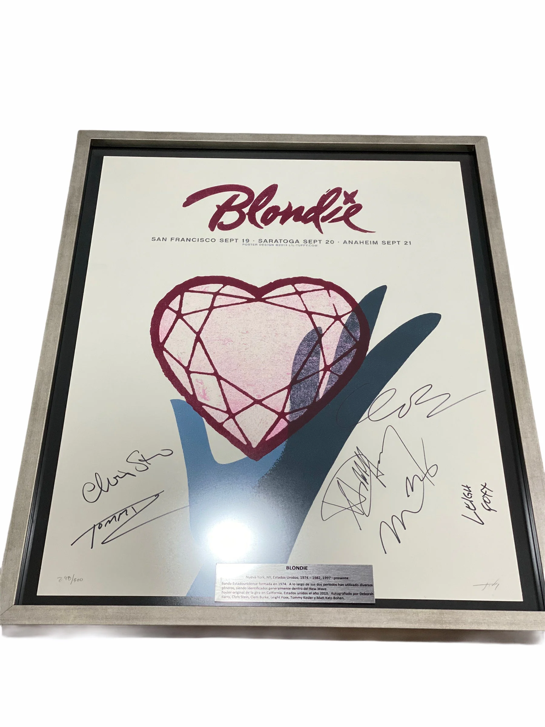 Poster / Blondie / Autografiado - Image 3