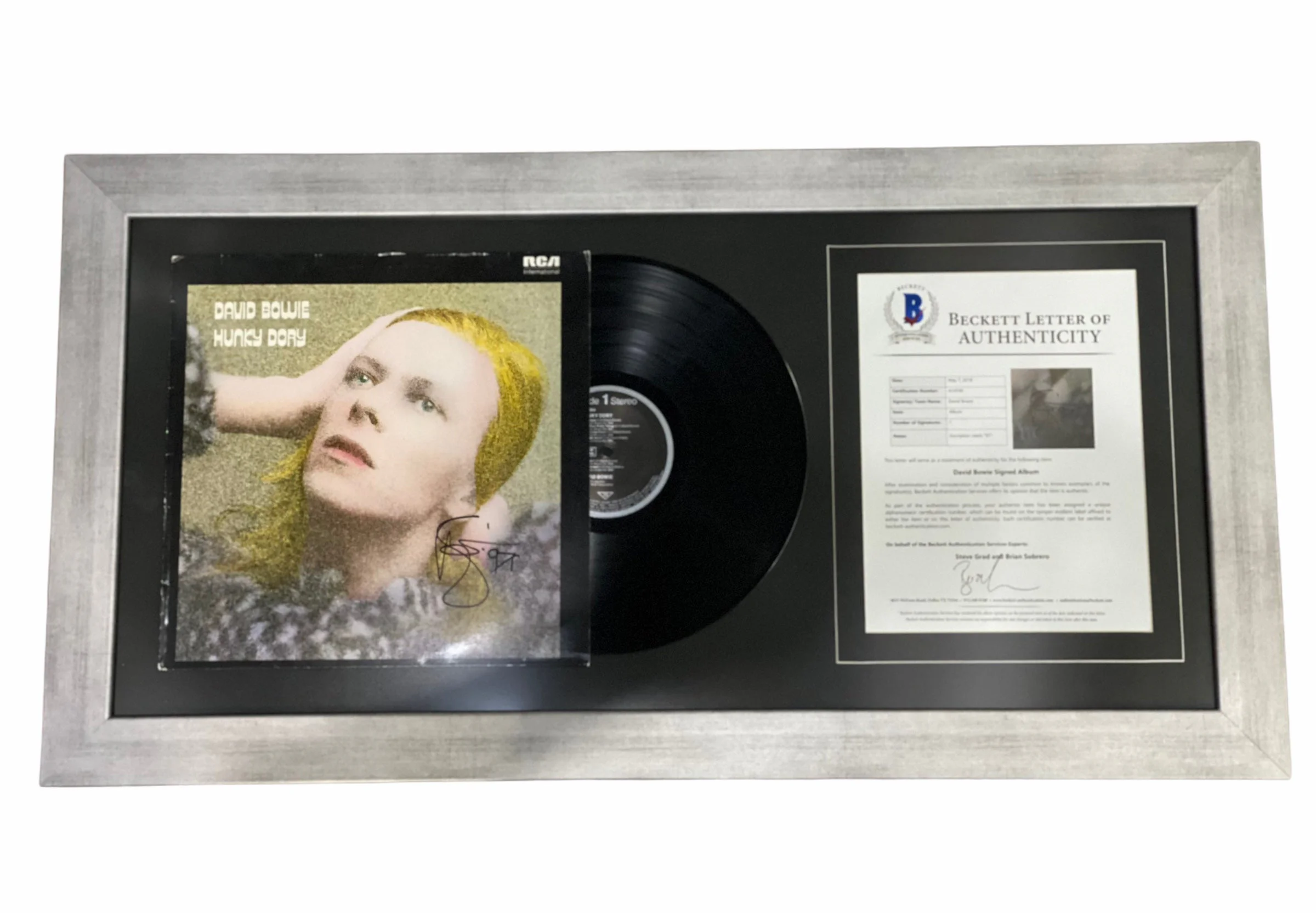 Disco LP Enmarcado / Musica / David Bowie