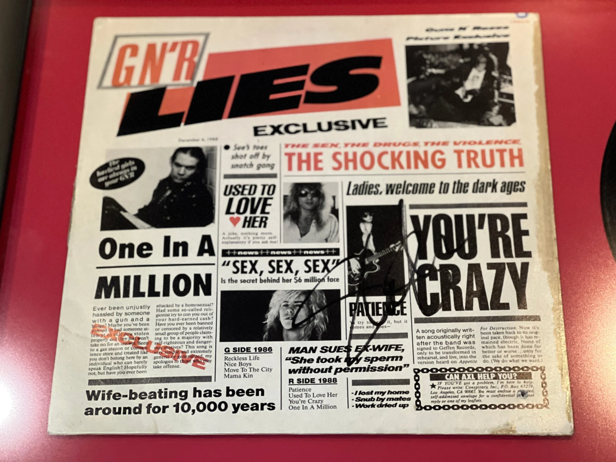 Disco LP Enmarcado / Guns N´ Roses / Slash - Image 5