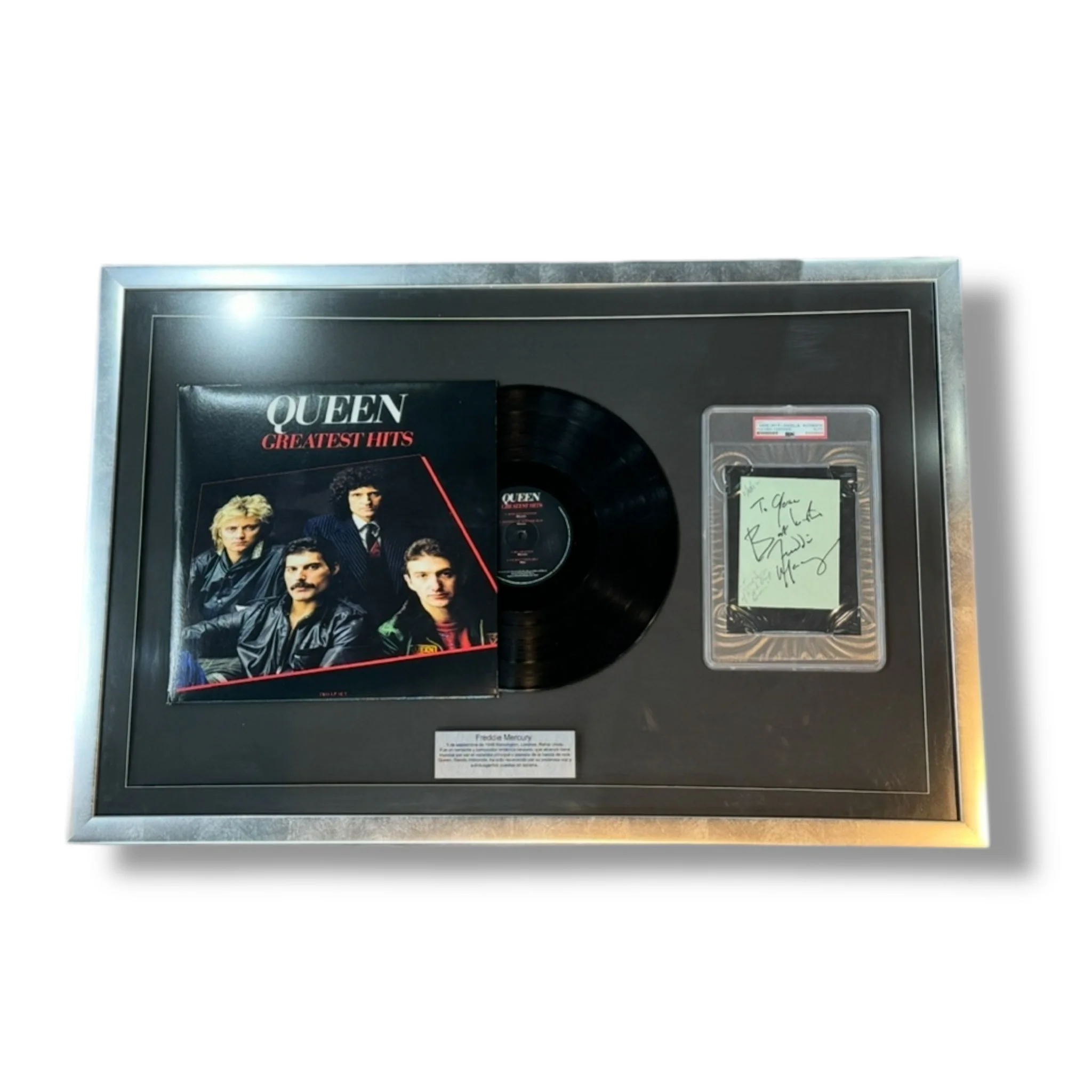 Disco LP Enmarcado / Queen / Freddi Mercury