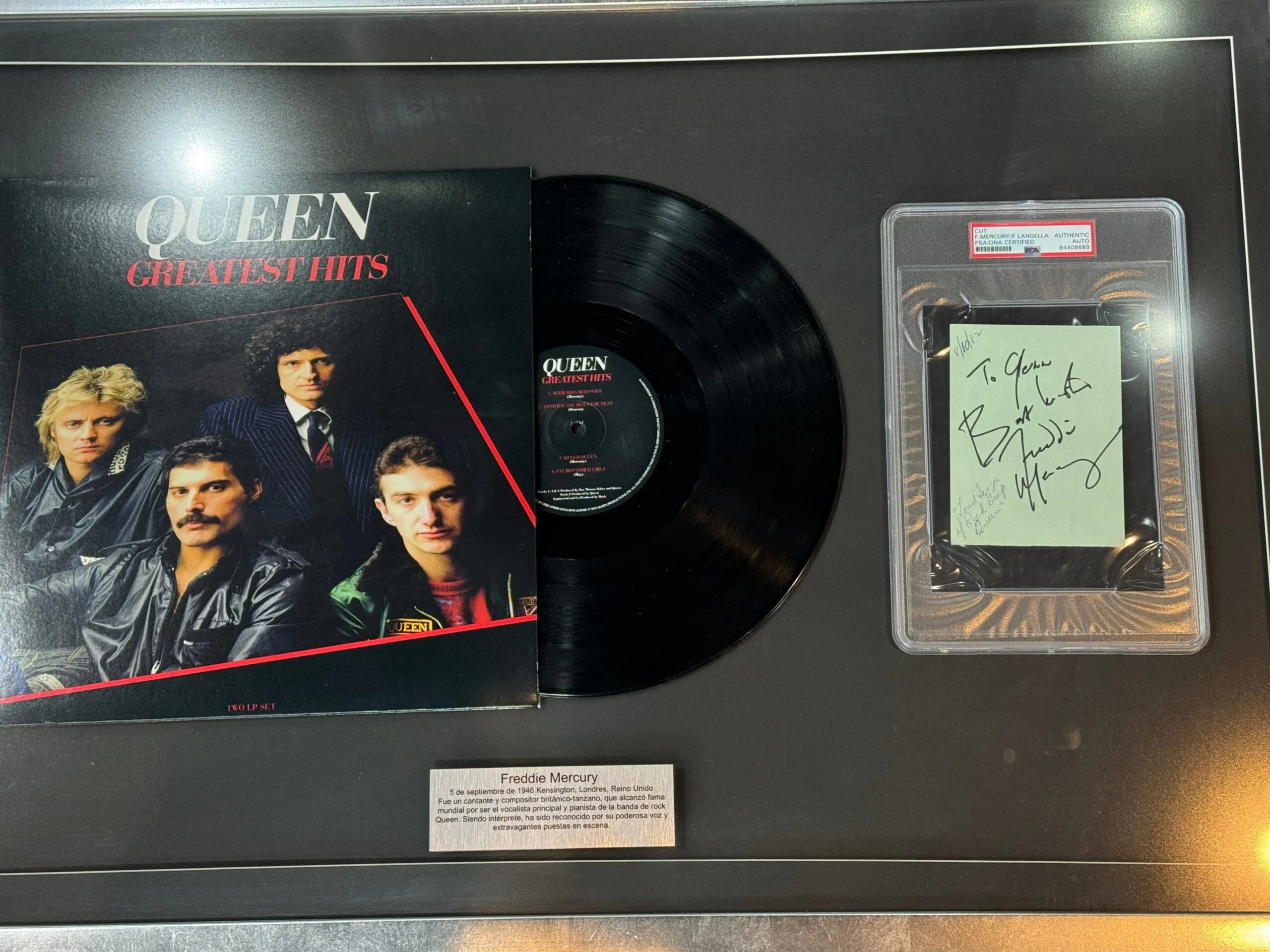 Disco LP Enmarcado / Queen / Freddi Mercury - Image 4
