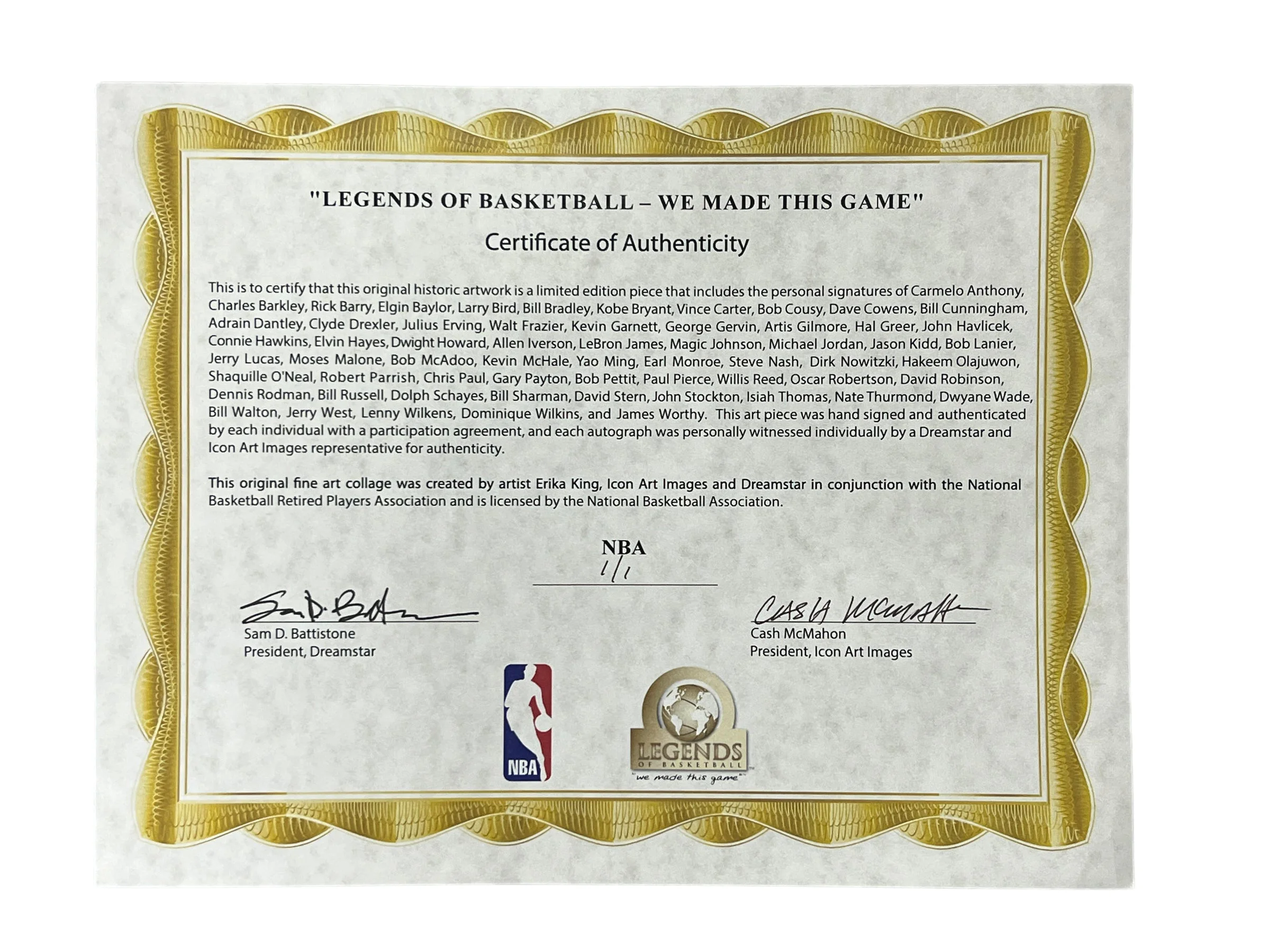 Cuadro / Legends of NBA  / Michael Jordan, Lebron, Kobe y más... - Image 11