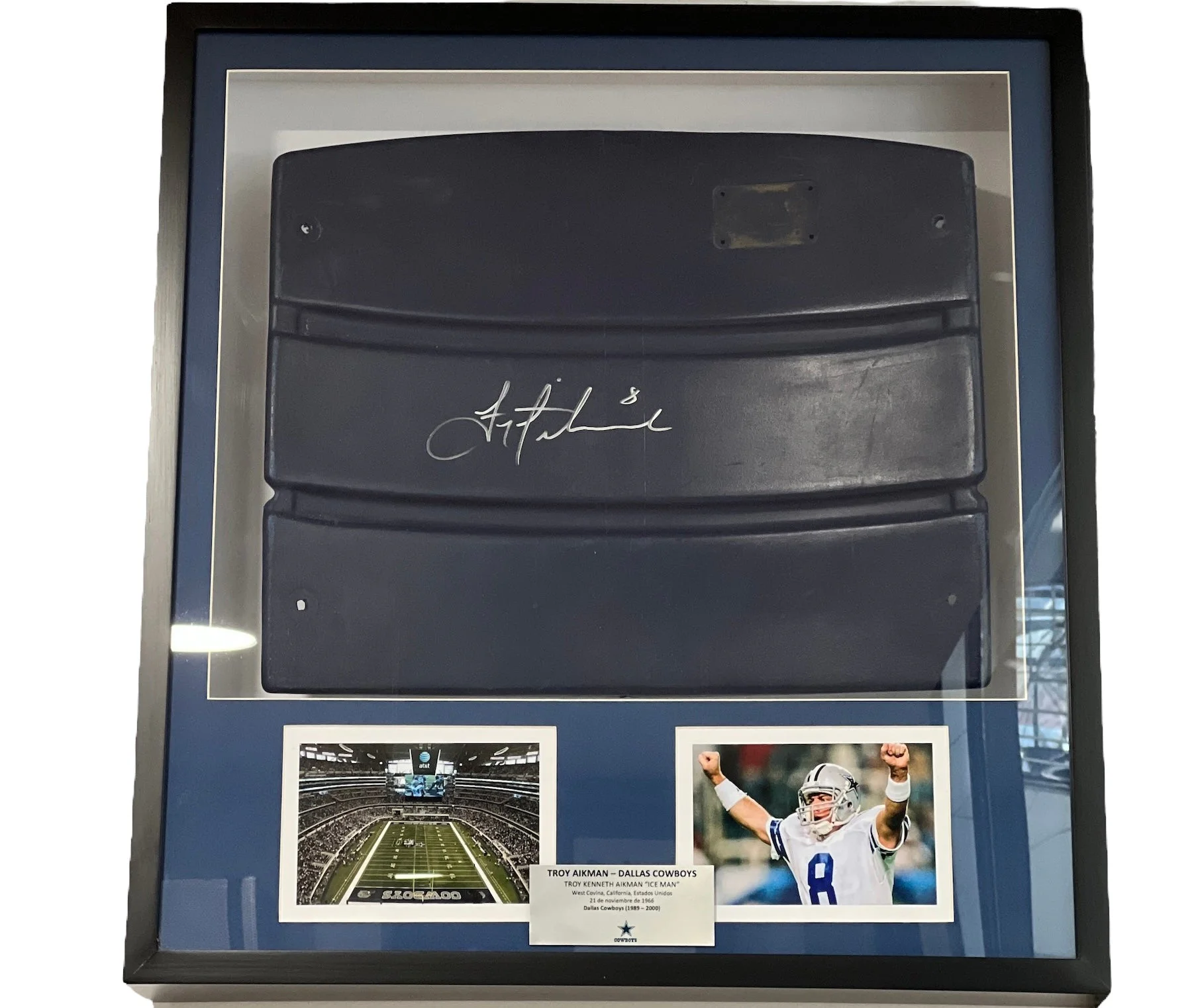 Asiento Enmarcado / Cowboys / Troy Aikman
