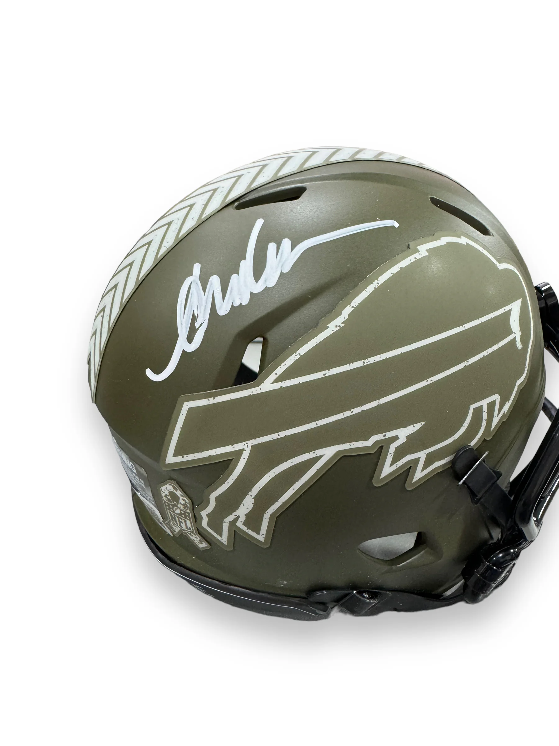 Mini Casco / Bills Salute to Service / Andre Reed