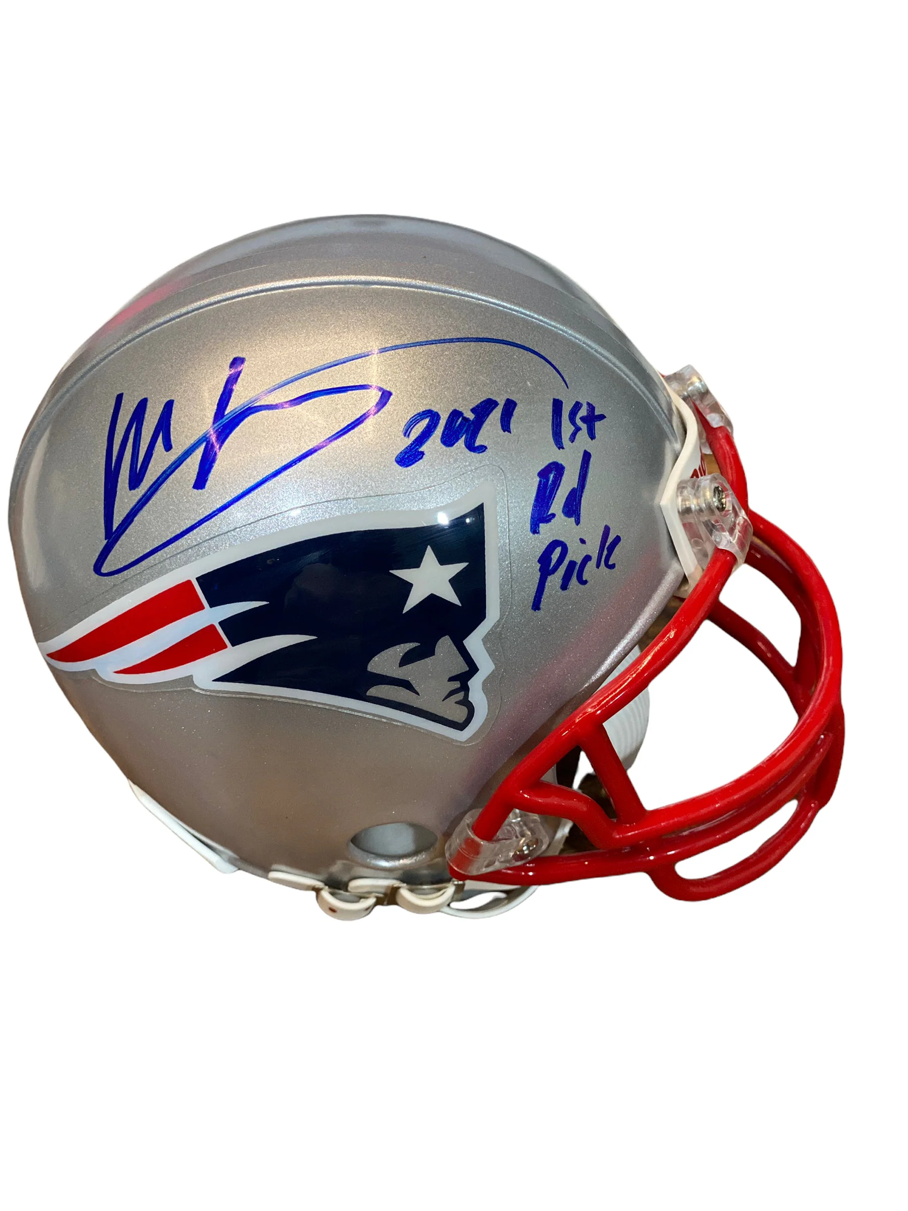 Mini casco / Patriots / Mac Jones