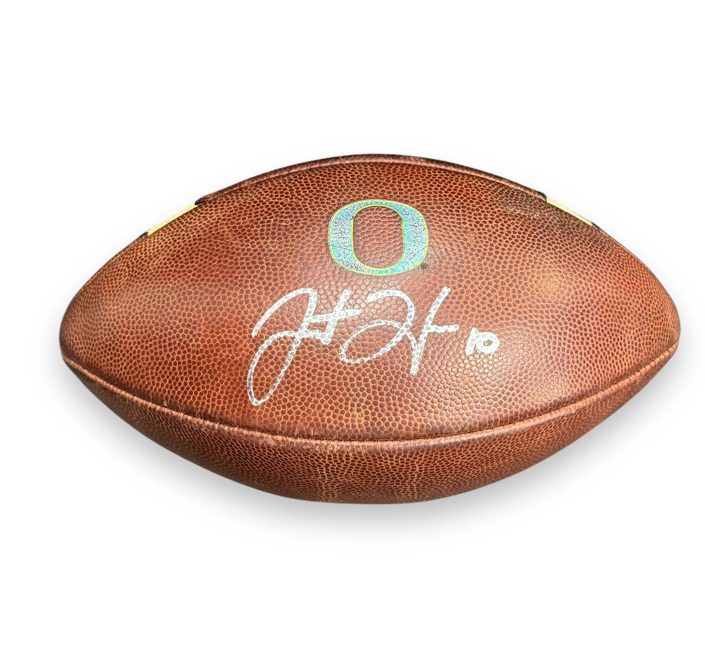 Balón Pro / Oregón / Justin Herbert (usado en juego)