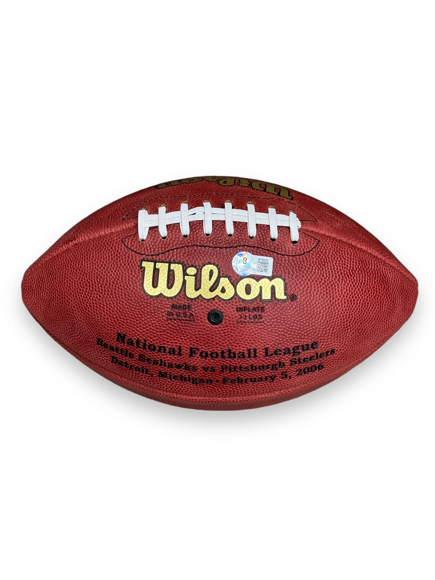 Balón Pro / Steelers Super Bowl XL / Ben Roethlisberger - Image 5