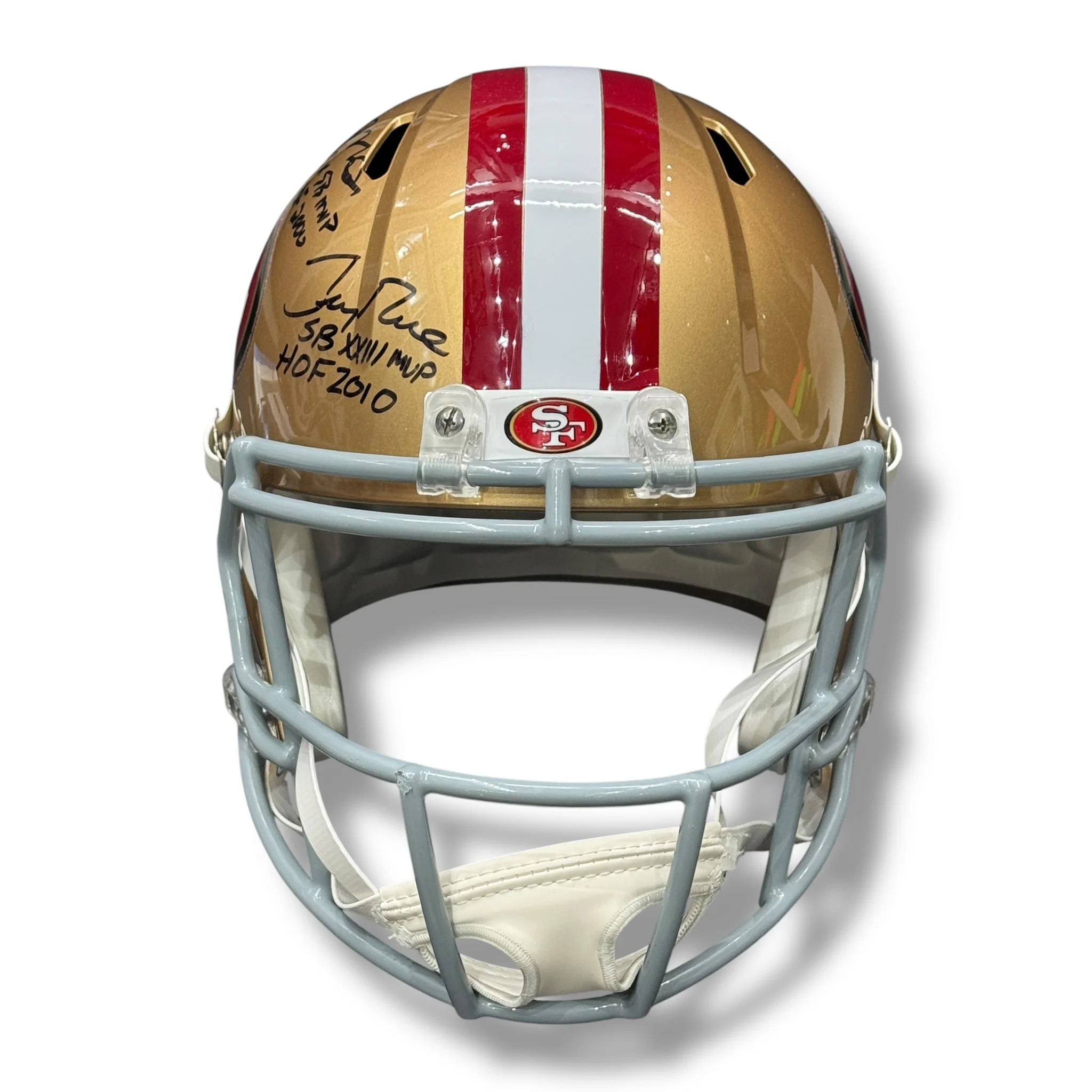 Casco Replica / 49ers Speed / Joe Montana, Jerry Rice, Steve Young (inscriptions) - Image 5